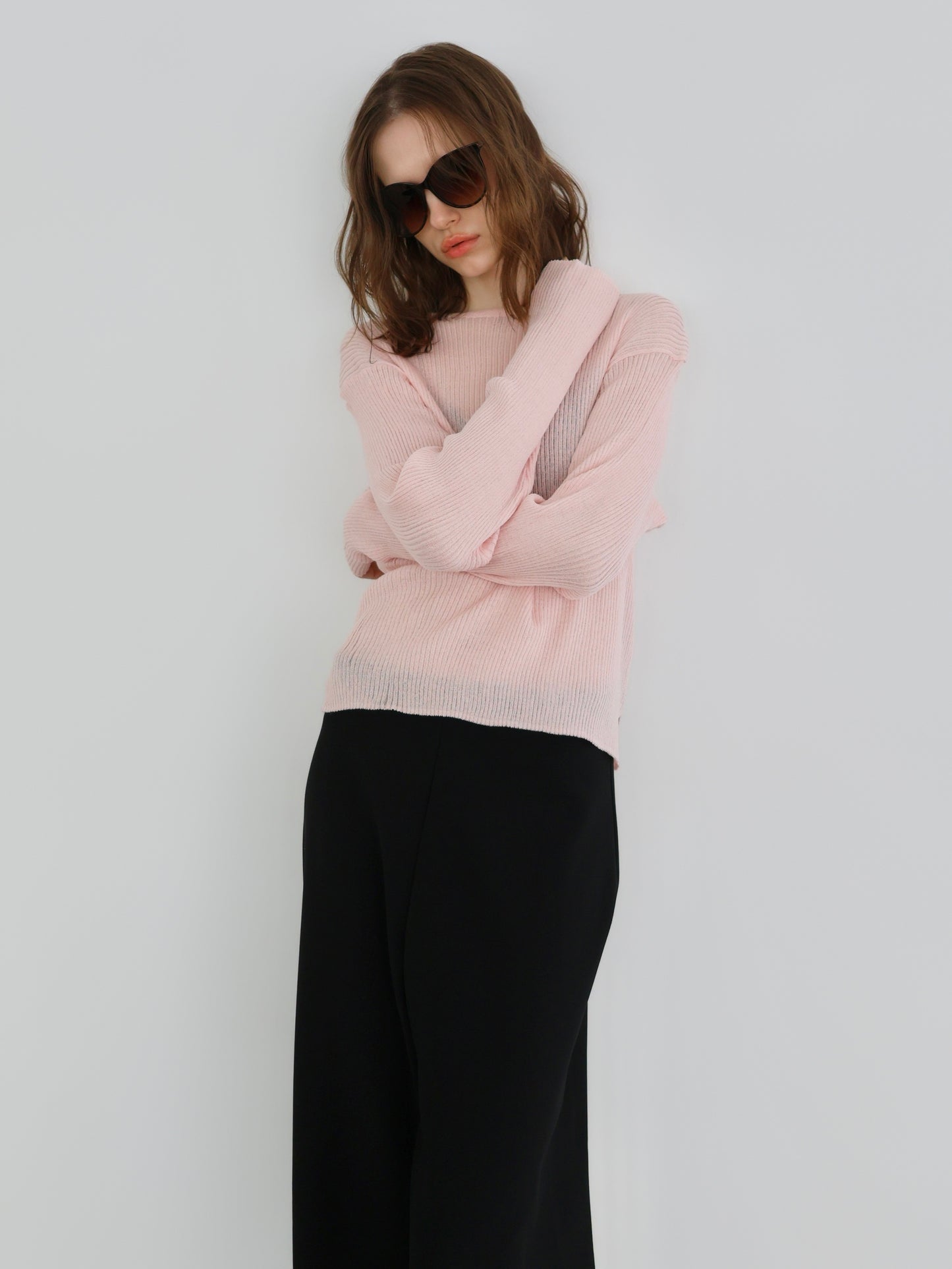 Léa | Long sleeve rib knit