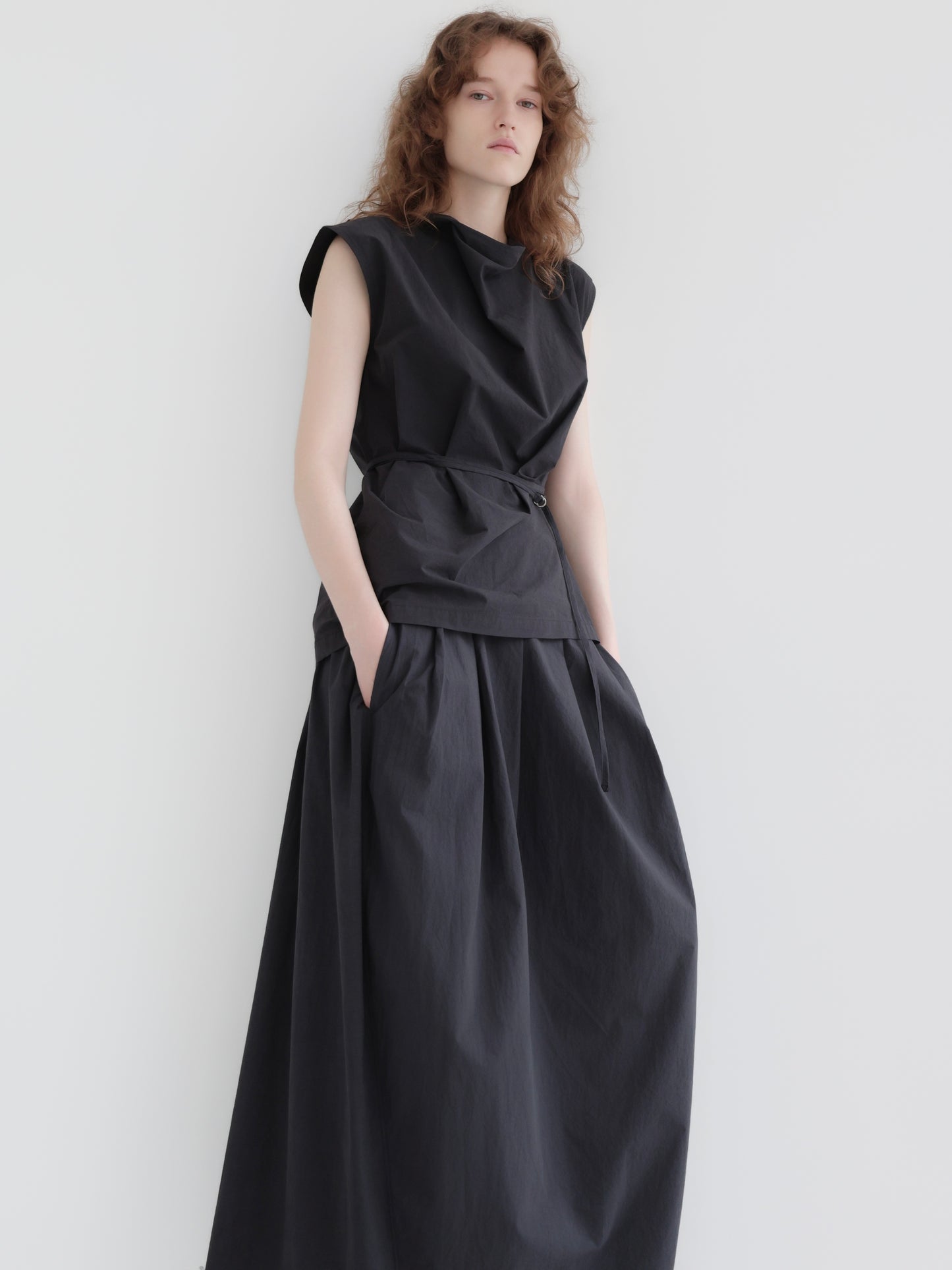 Nina | Drape neck blouse