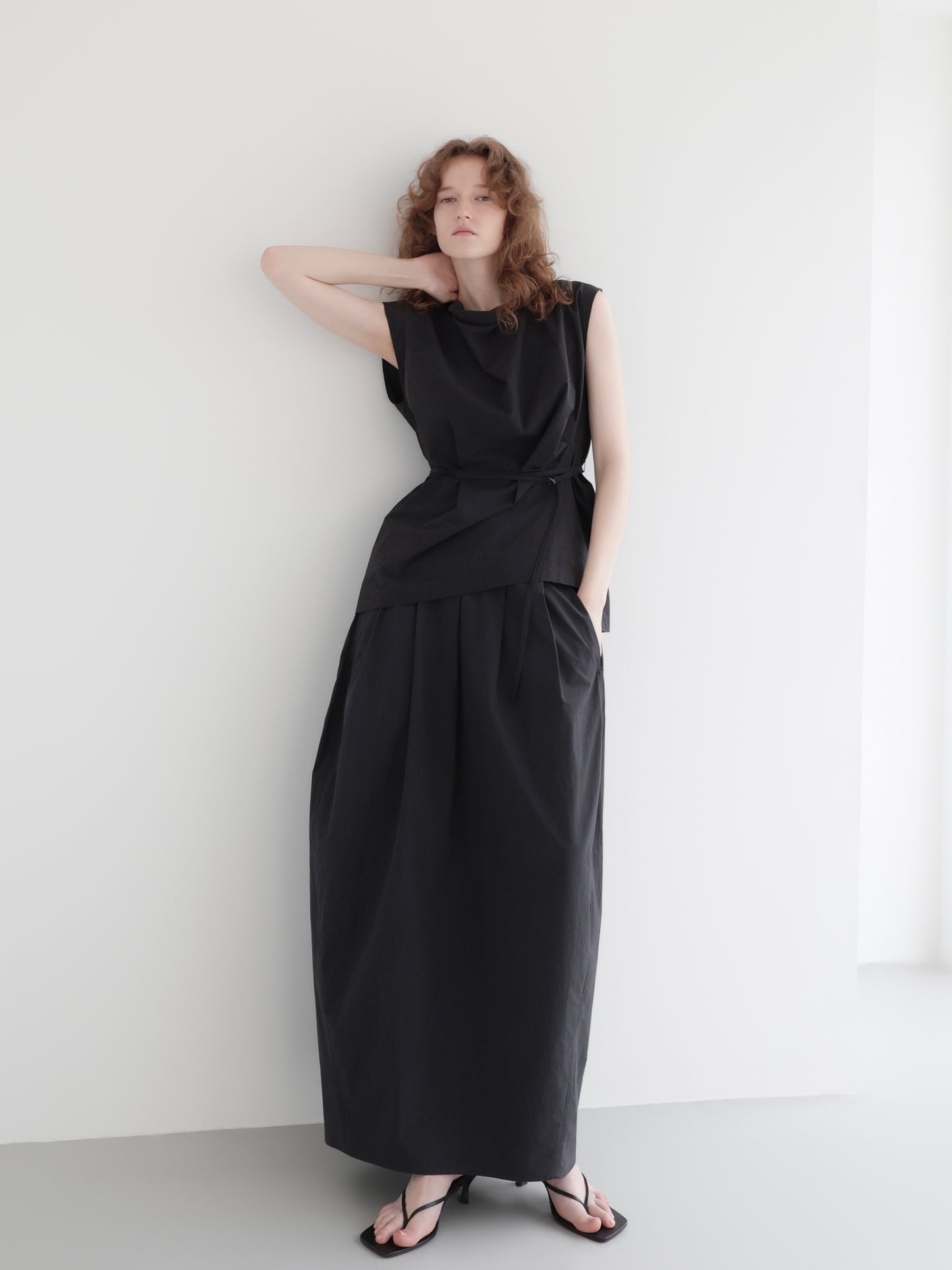 Nina | Drape neck blouse