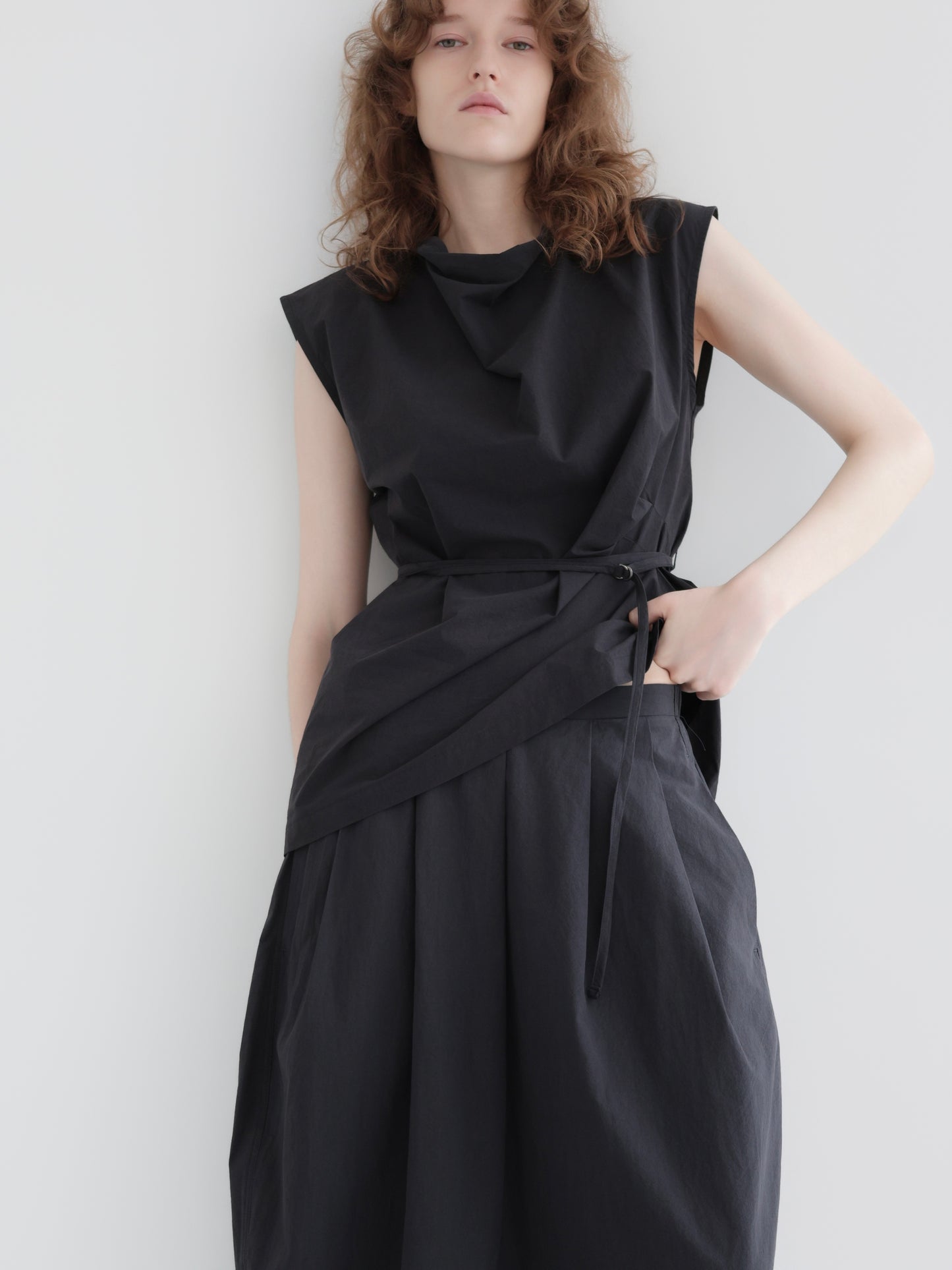Nina | Drape neck blouse