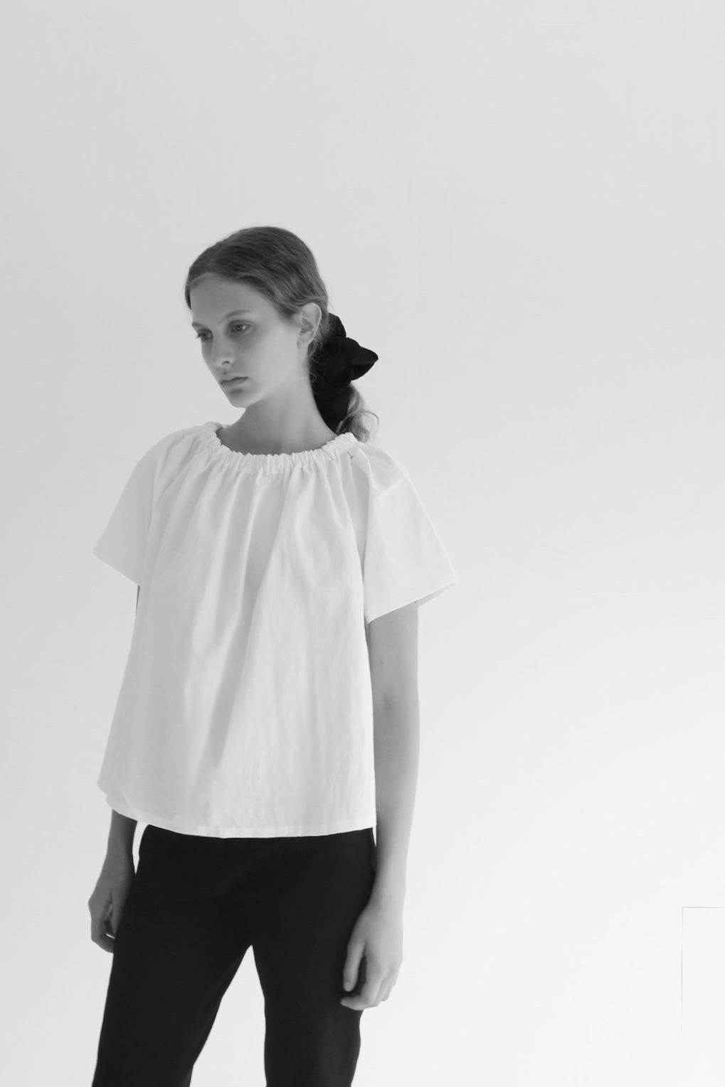 Rosa | Shirring neck blouse