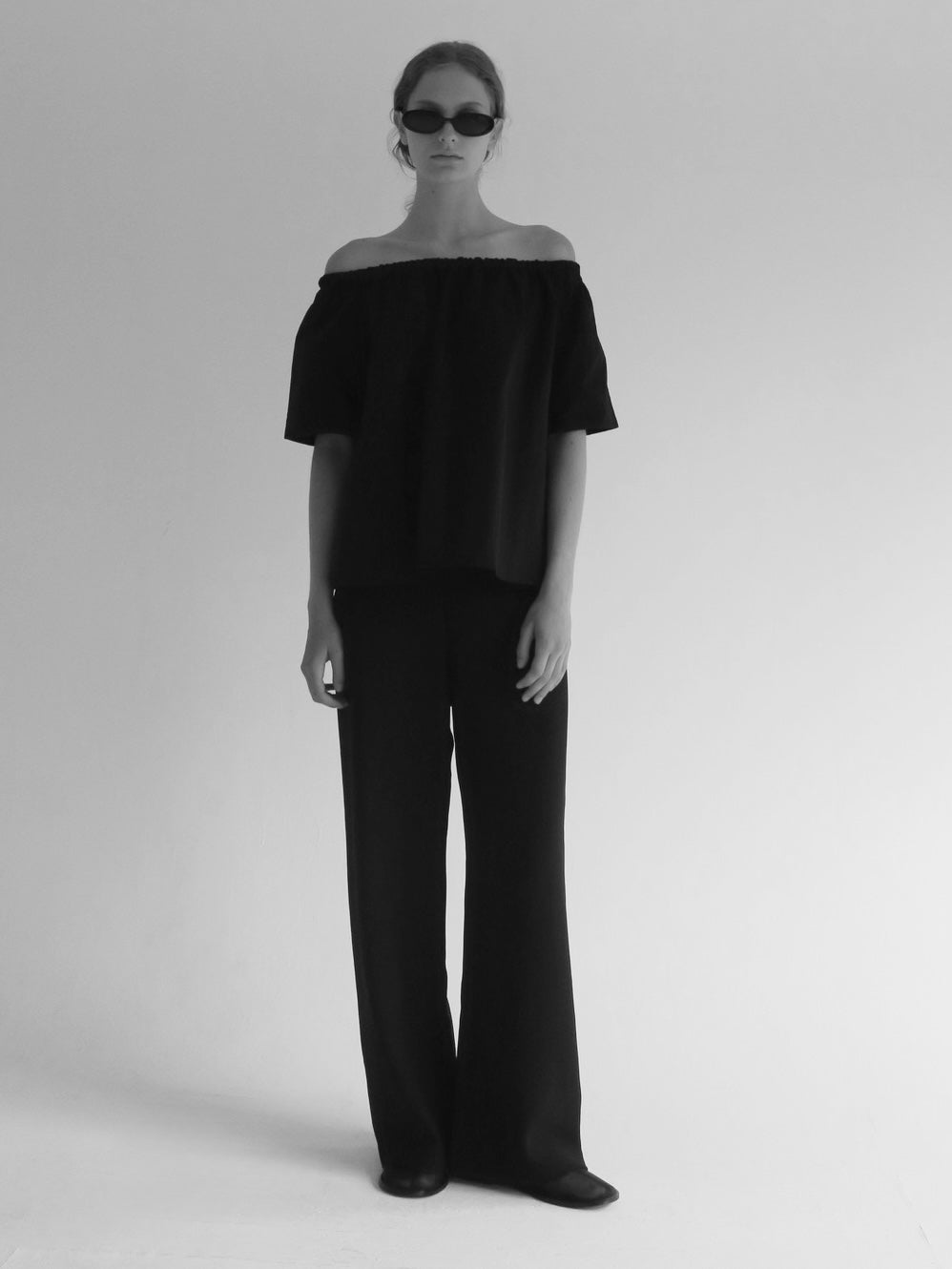 Rosa | Shirring neck blouse