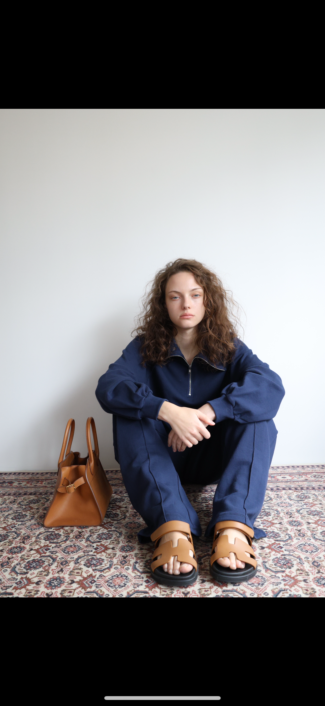 ⭕️Relaxed Half-Zip Sweatshirt