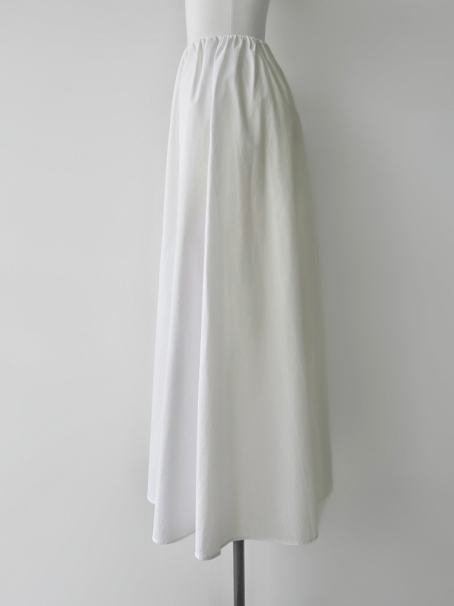 Sea | Shirring maxi skirt