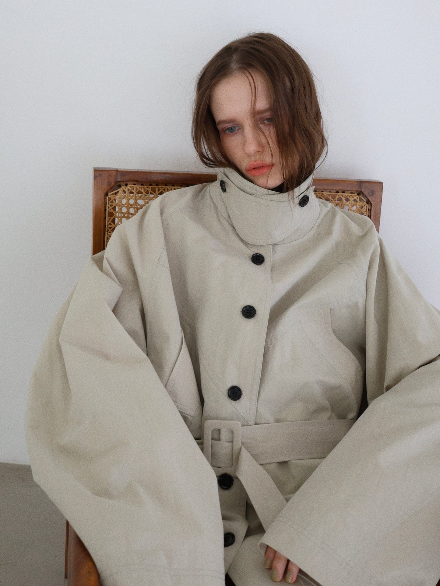 Noë | Middle trench coat