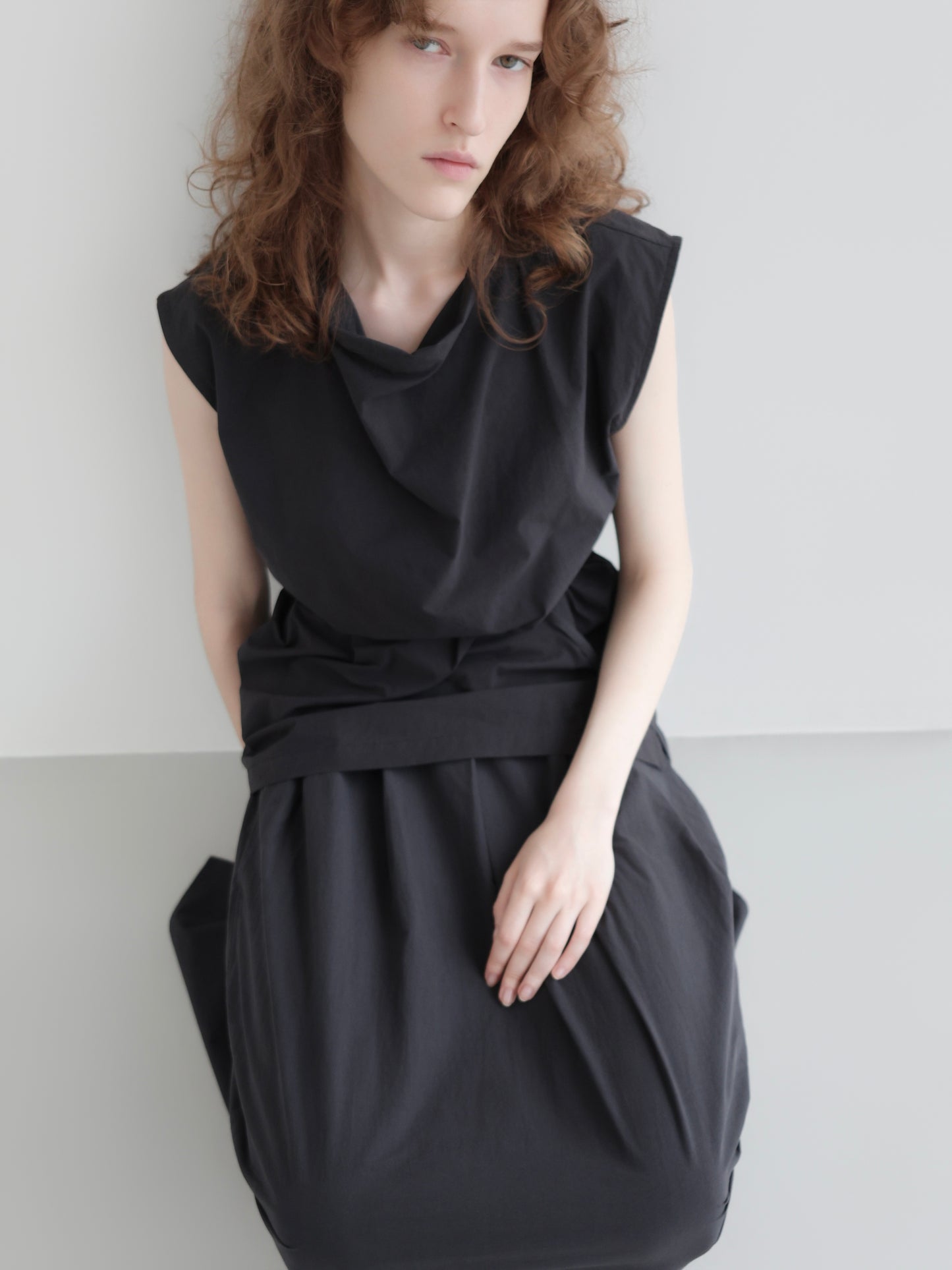 Nina | Drape neck blouse