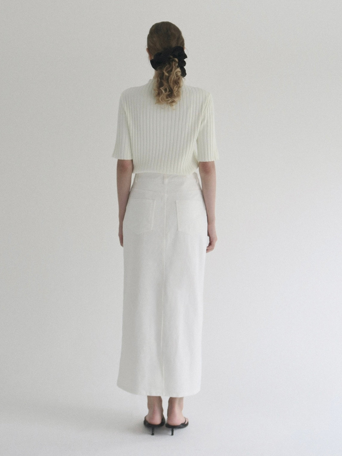 Ève | Twill long skirt
