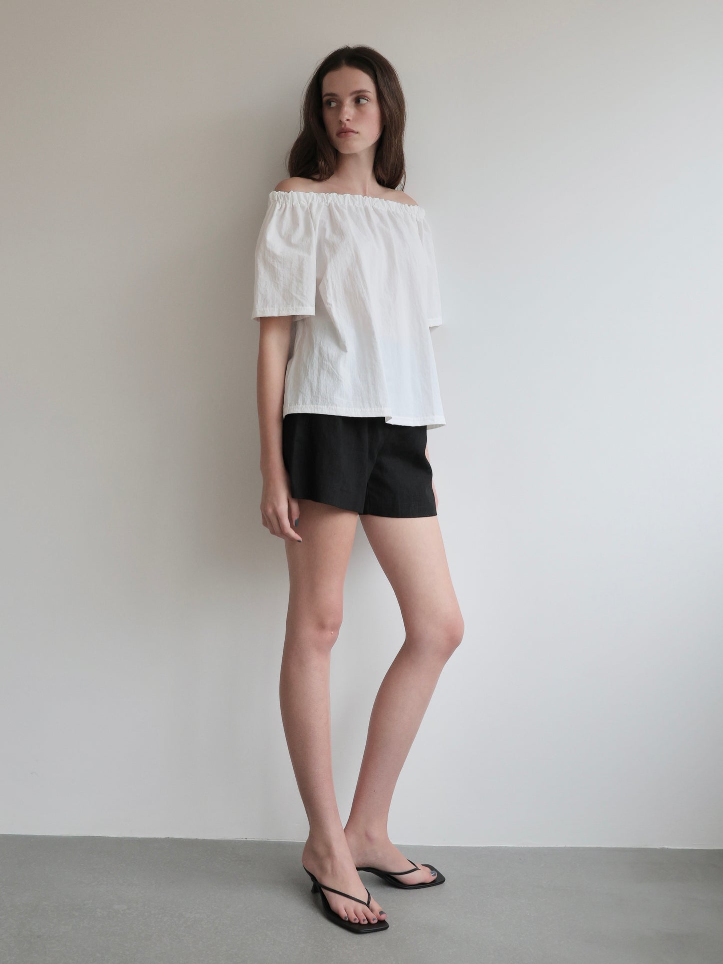 Rosa | Shirring neck blouse