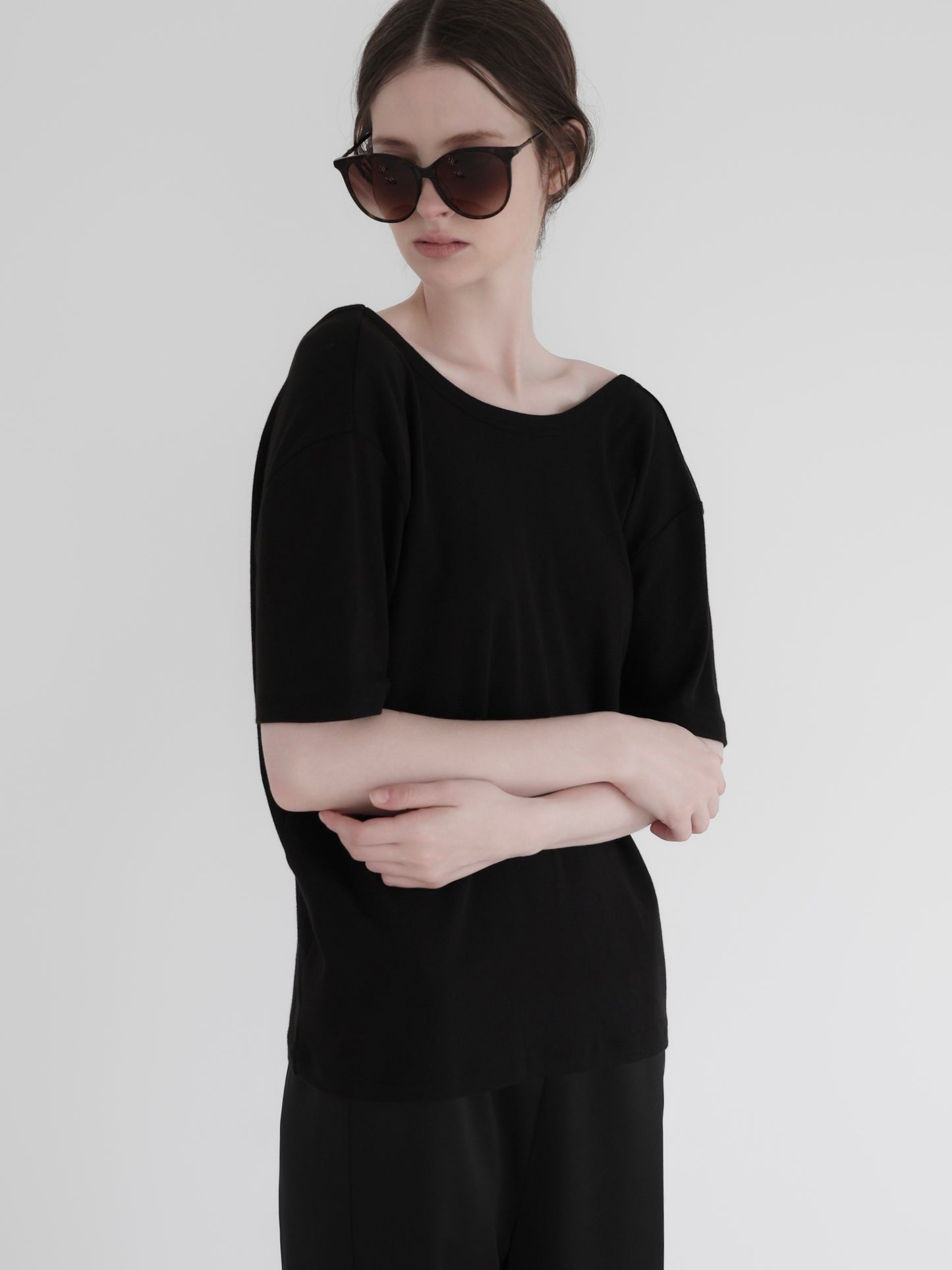 Élise | Back open tee