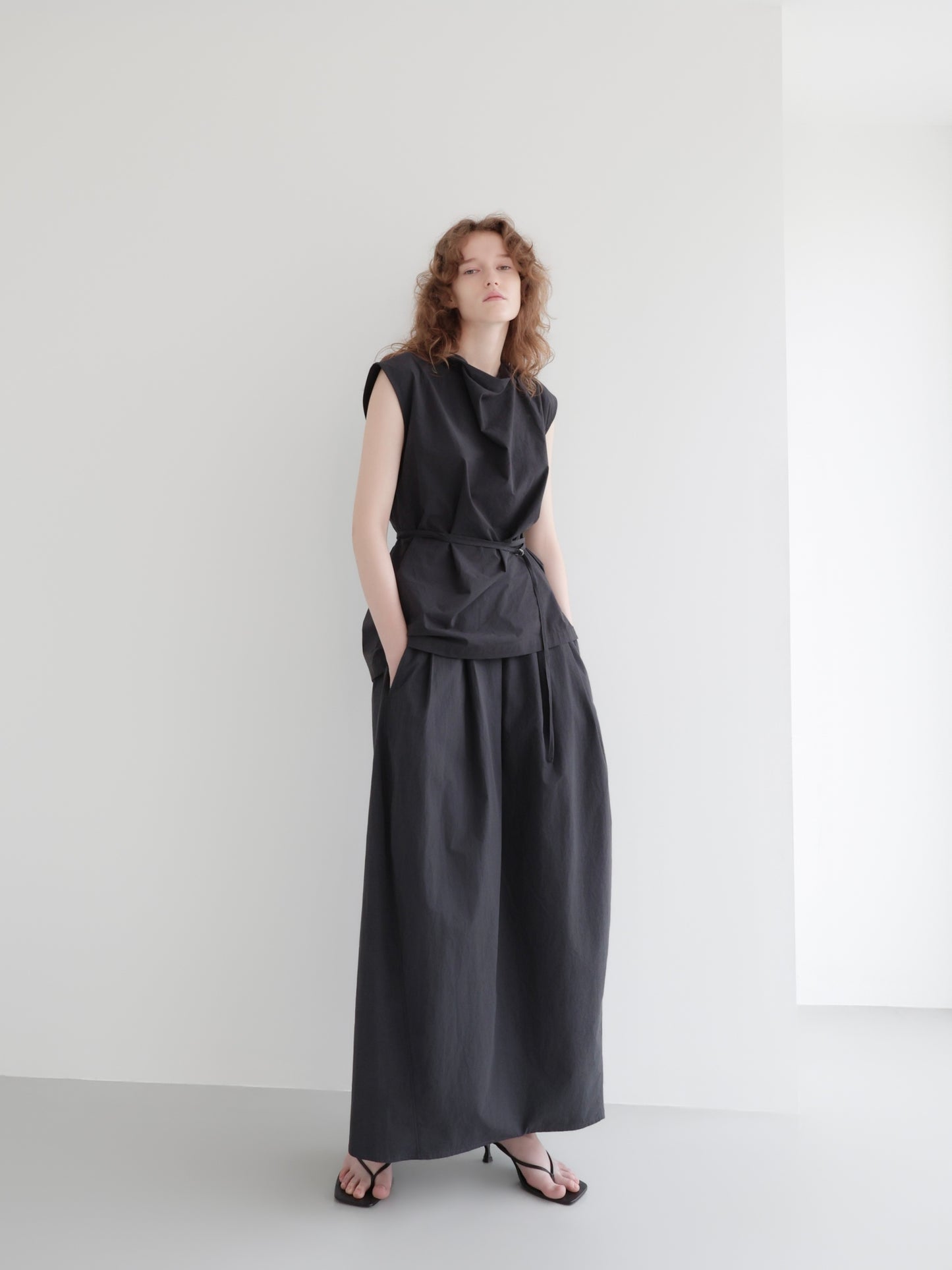 Nina | Drape neck blouse