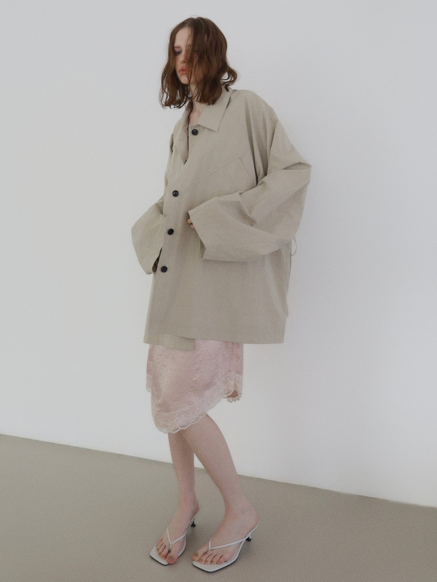 Noë | Middle trench coat