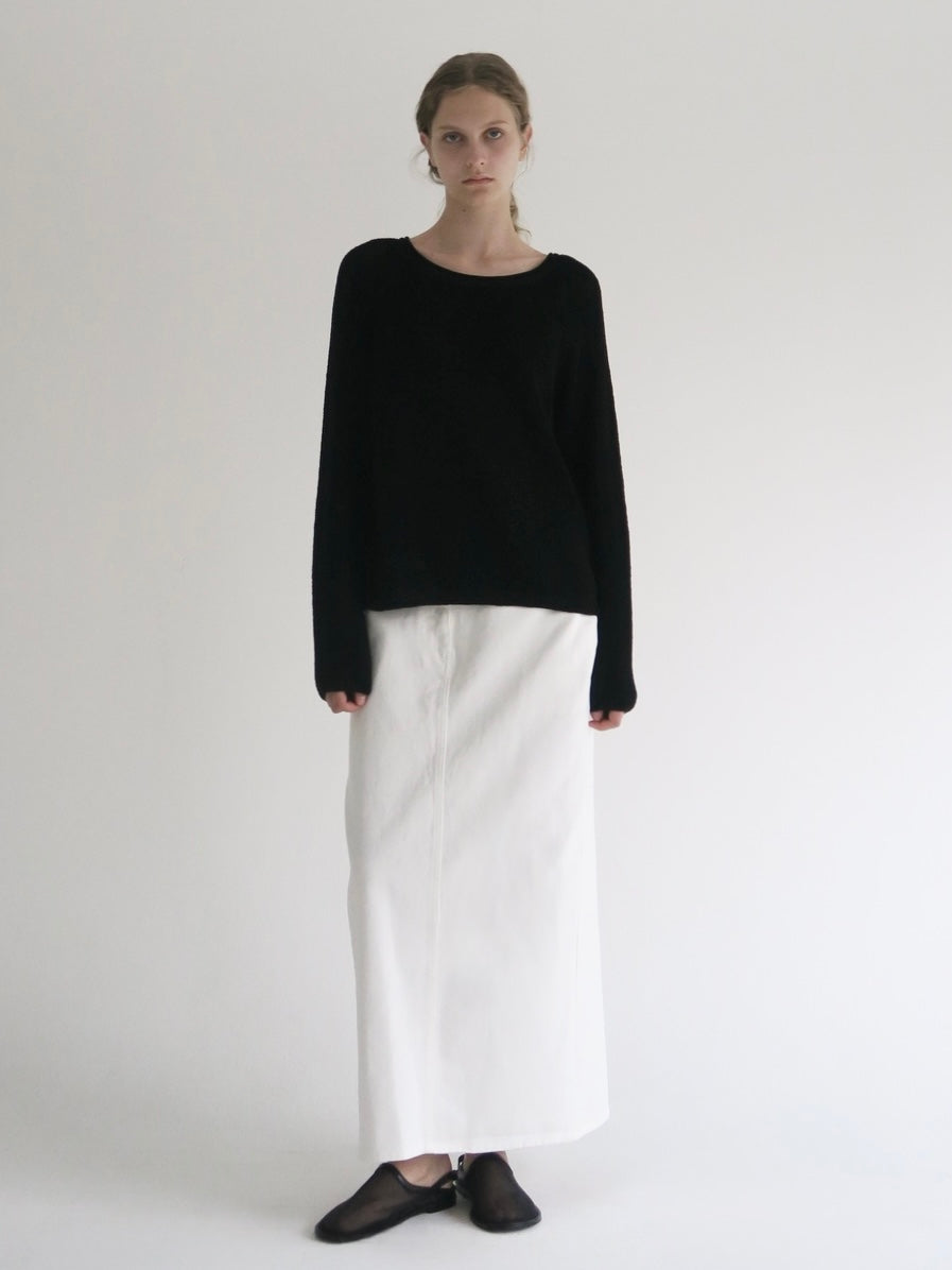 Ève | Twill long skirt