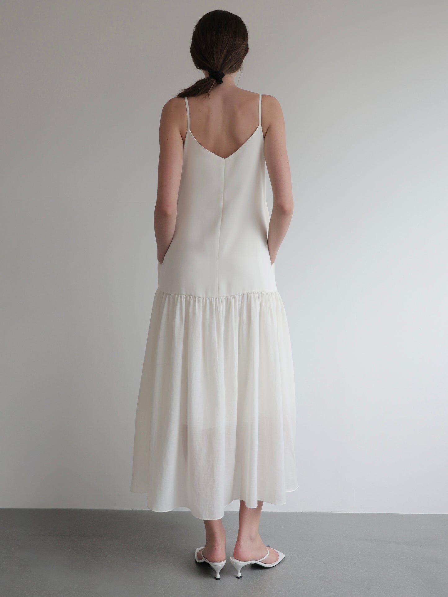 Nadine | Tiered cami dress　
