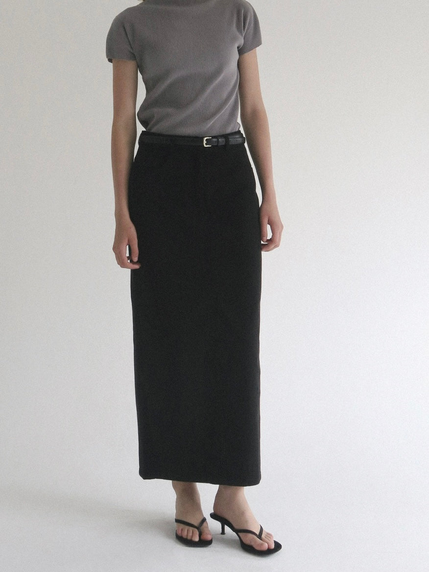 Ève | Twill long skirt