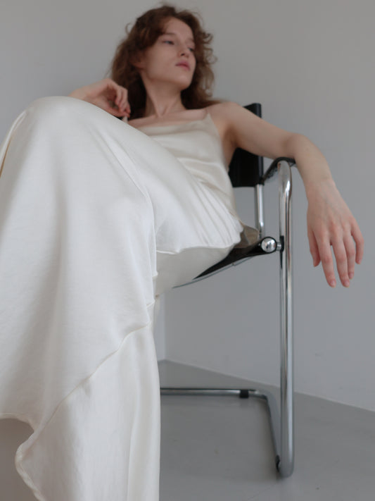 Tyla | Satin sleek maxi skirt