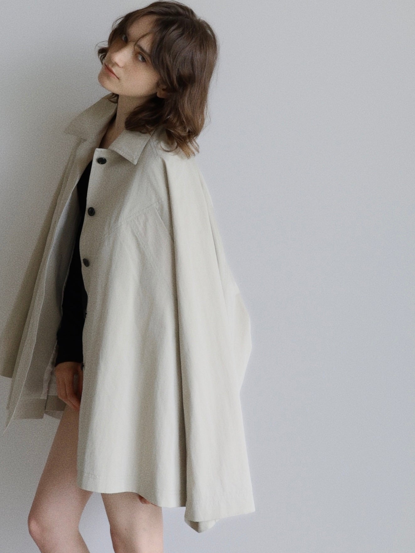 Noë | Middle trench coat