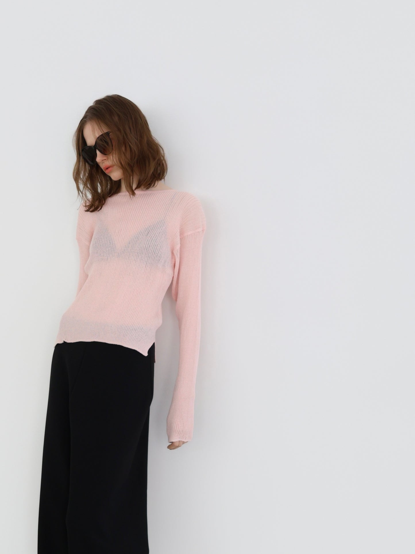 Léa | Long sleeve rib knit