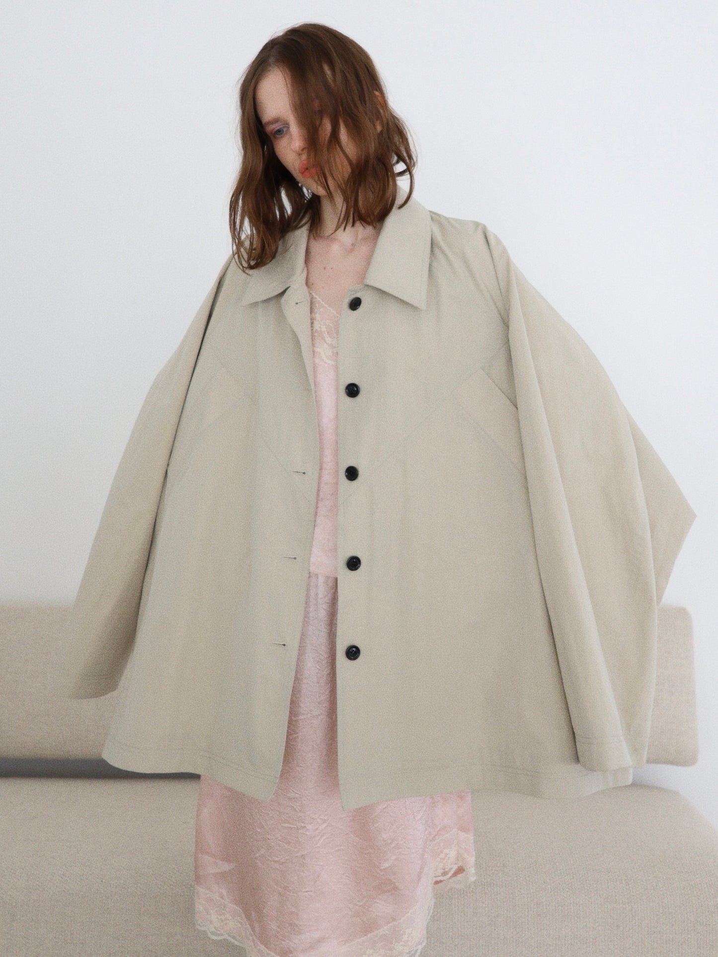 Noë | Middle trench coat