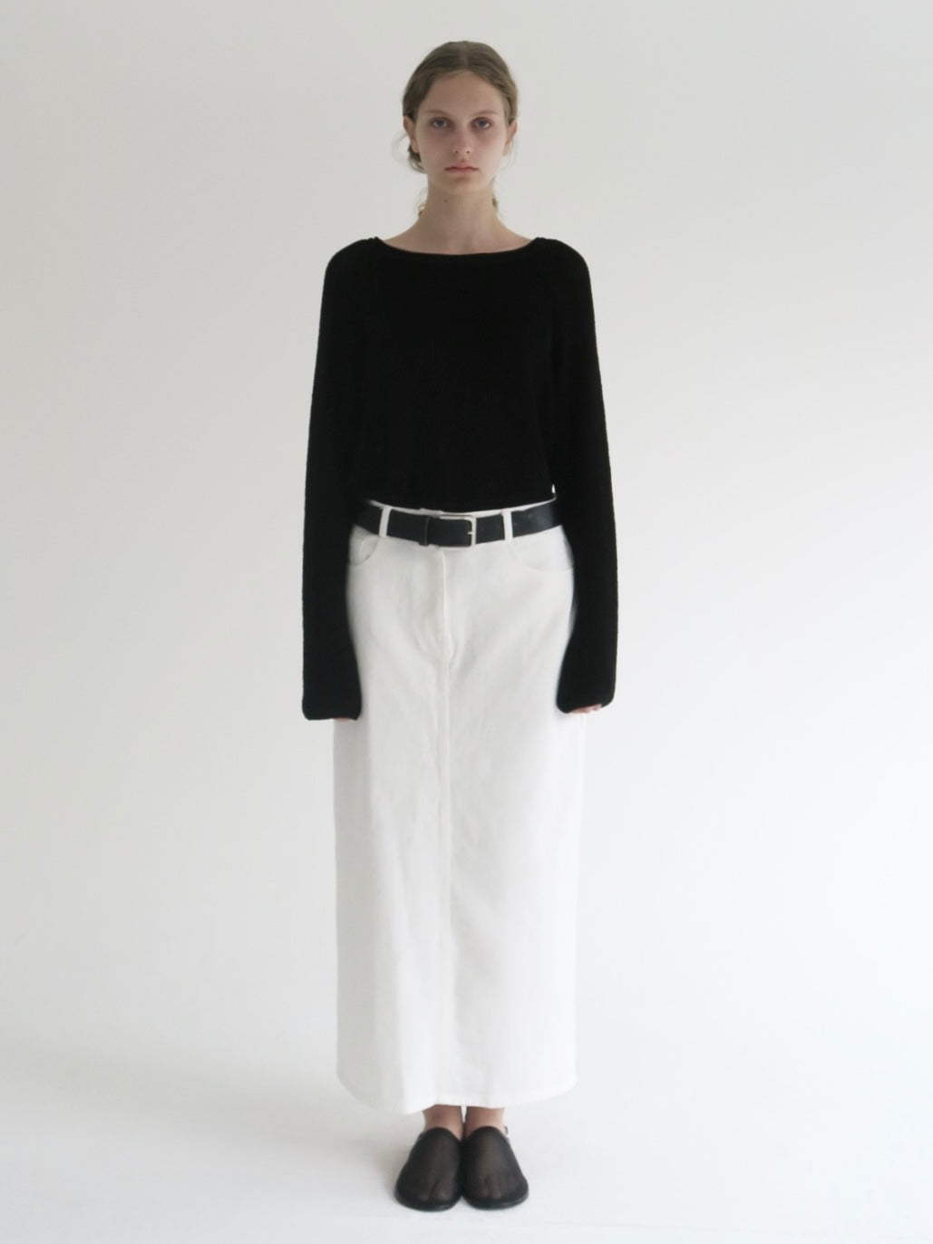 Ève | Twill long skirt