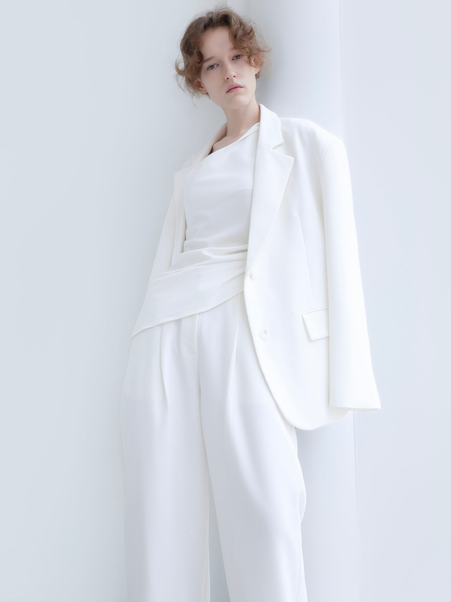 Lou | Single tuck banding pants