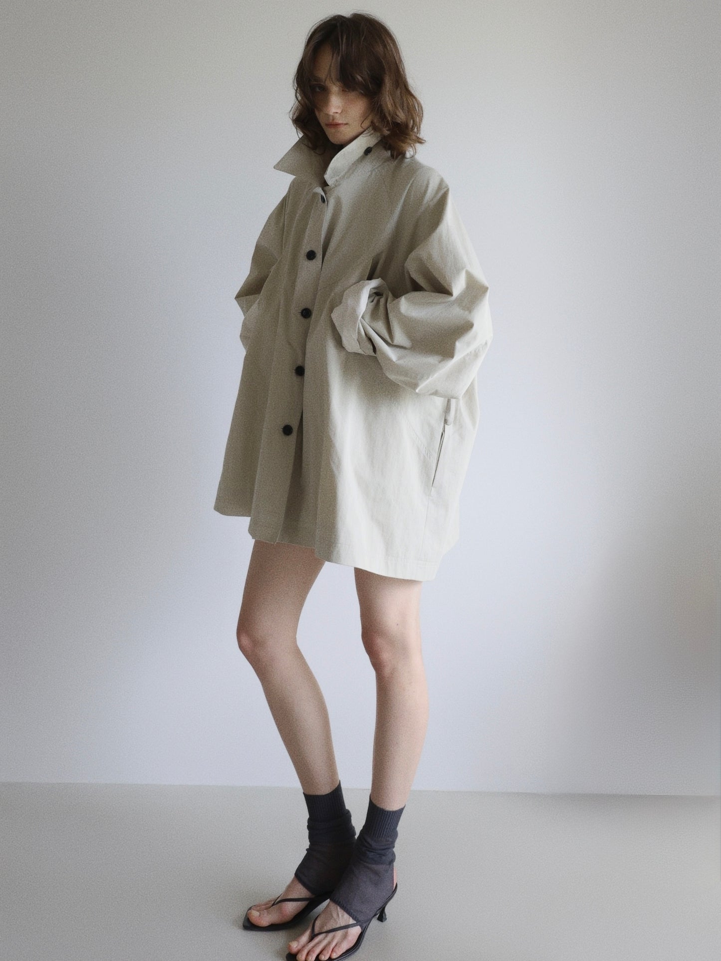 Noë | Middle trench coat