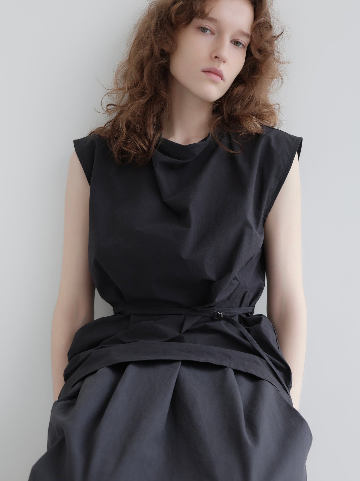 Nina | Drape neck blouse