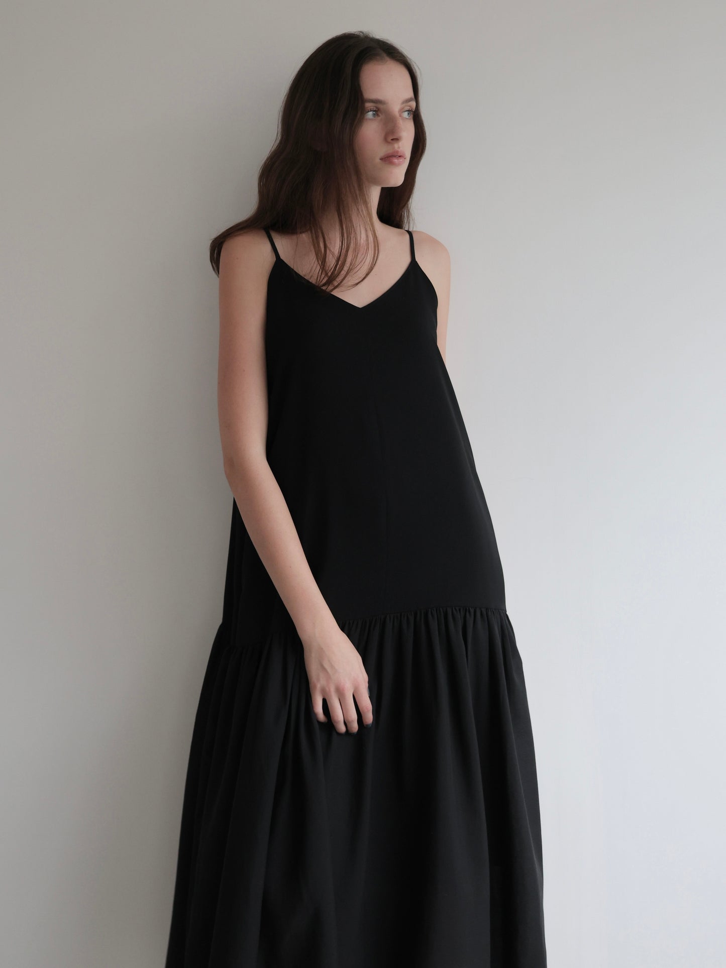 Nadine | Tiered cami dress　