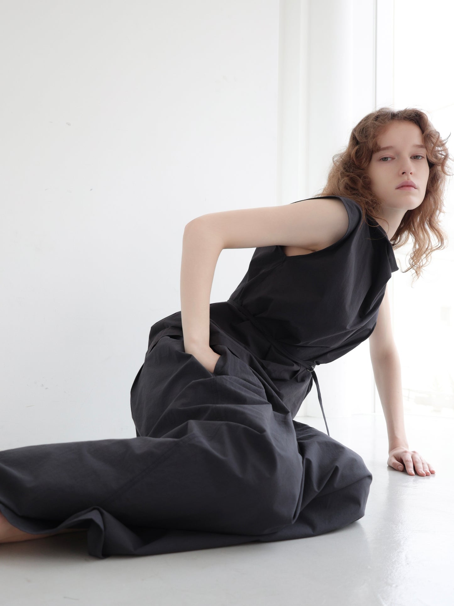 Nina | Drape neck blouse