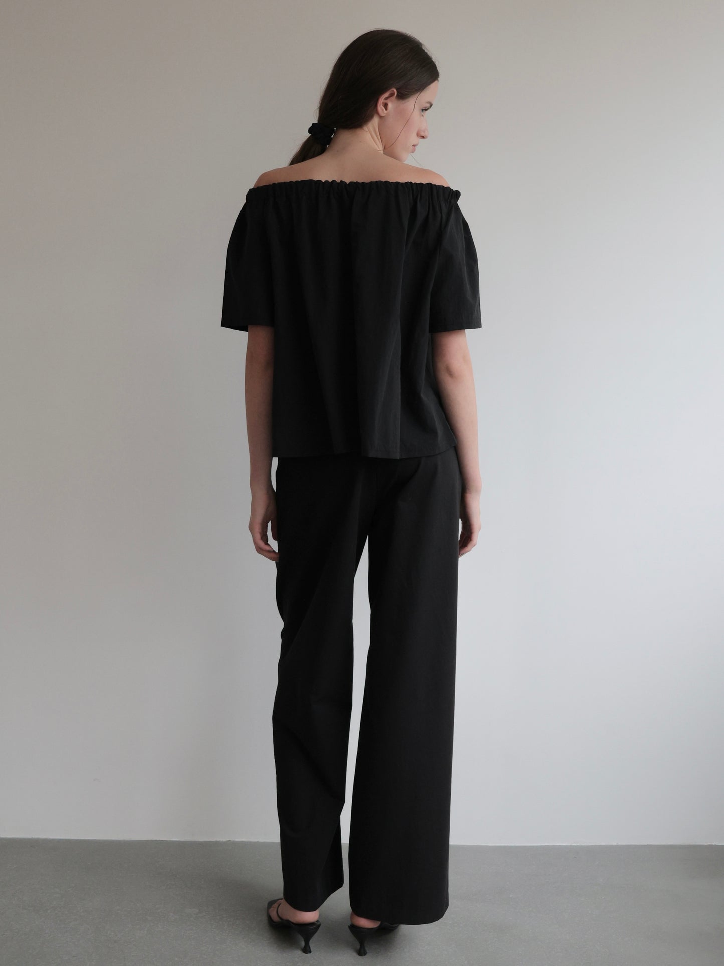 Rosa | Shirring neck blouse