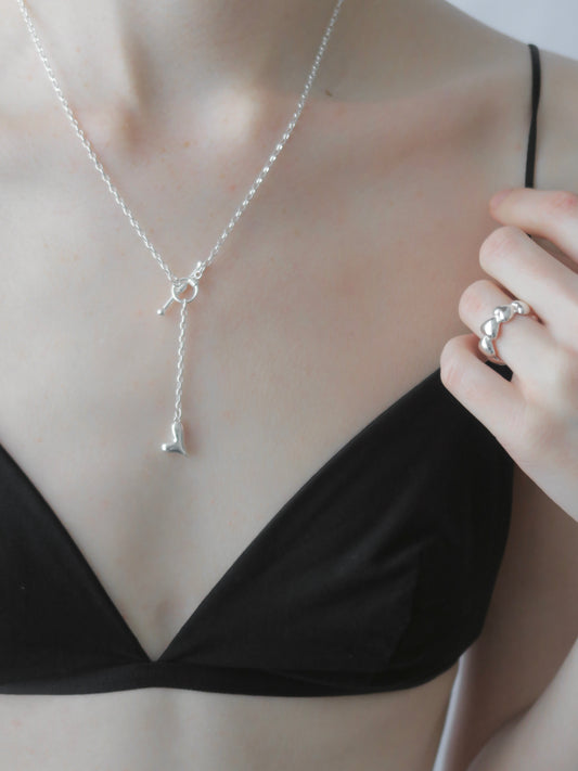 heart chain necklace