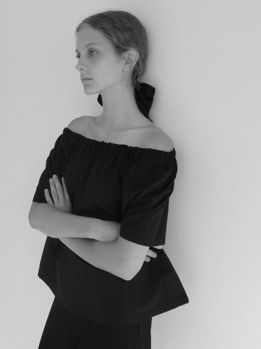 Rosa | Shirring neck blouse