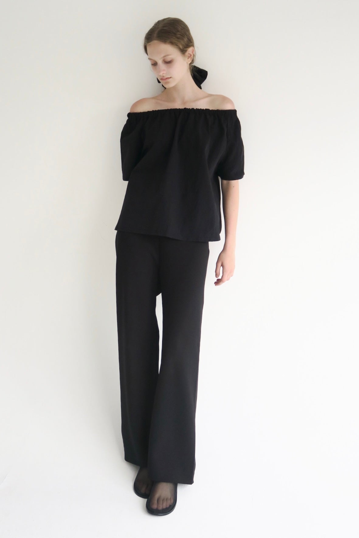 Rosa | Shirring neck blouse