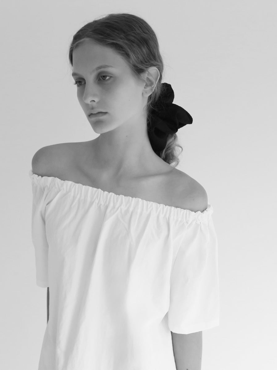 Rosa | Shirring neck blouse