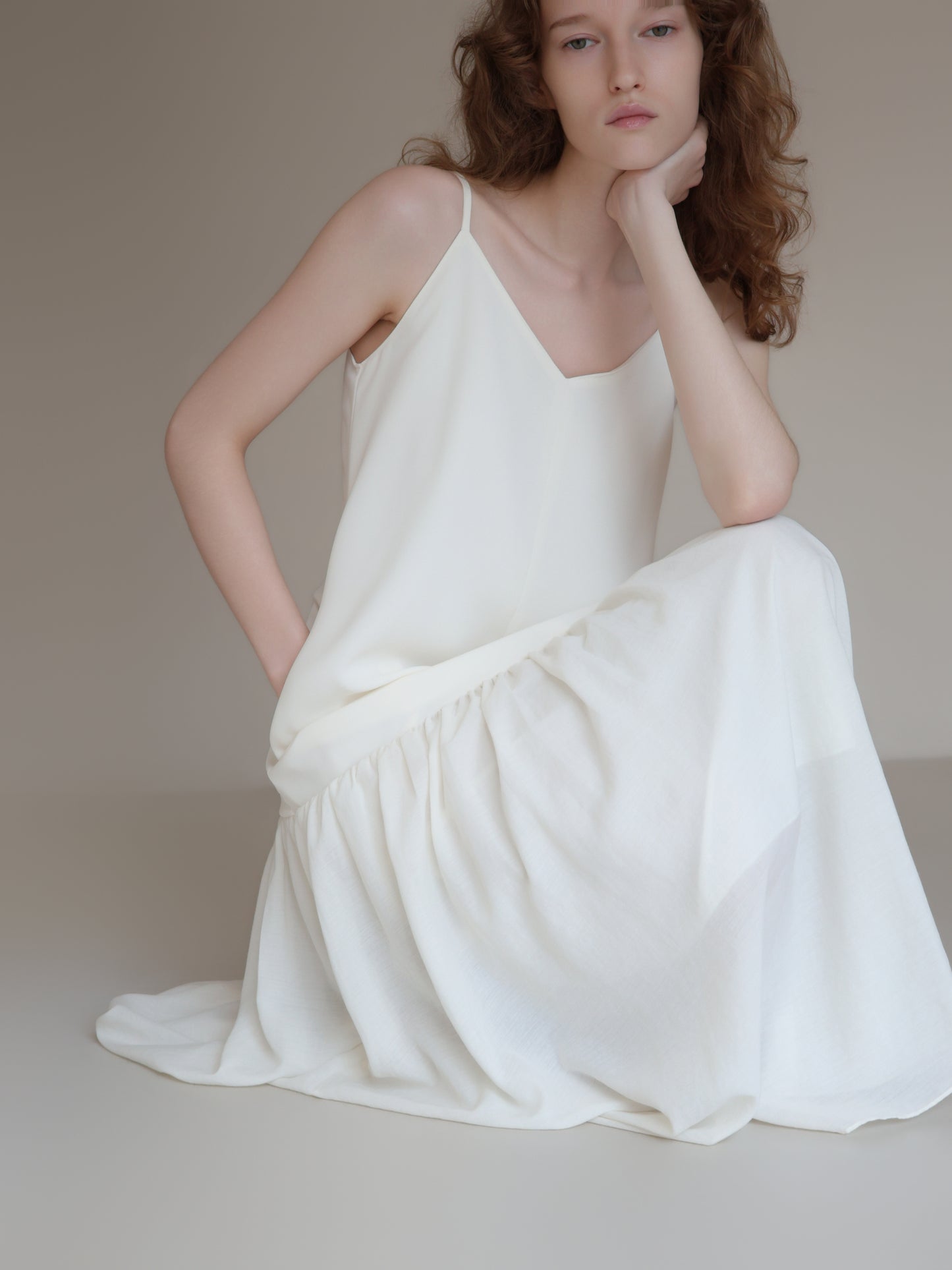 Nadine | Tiered cami dress