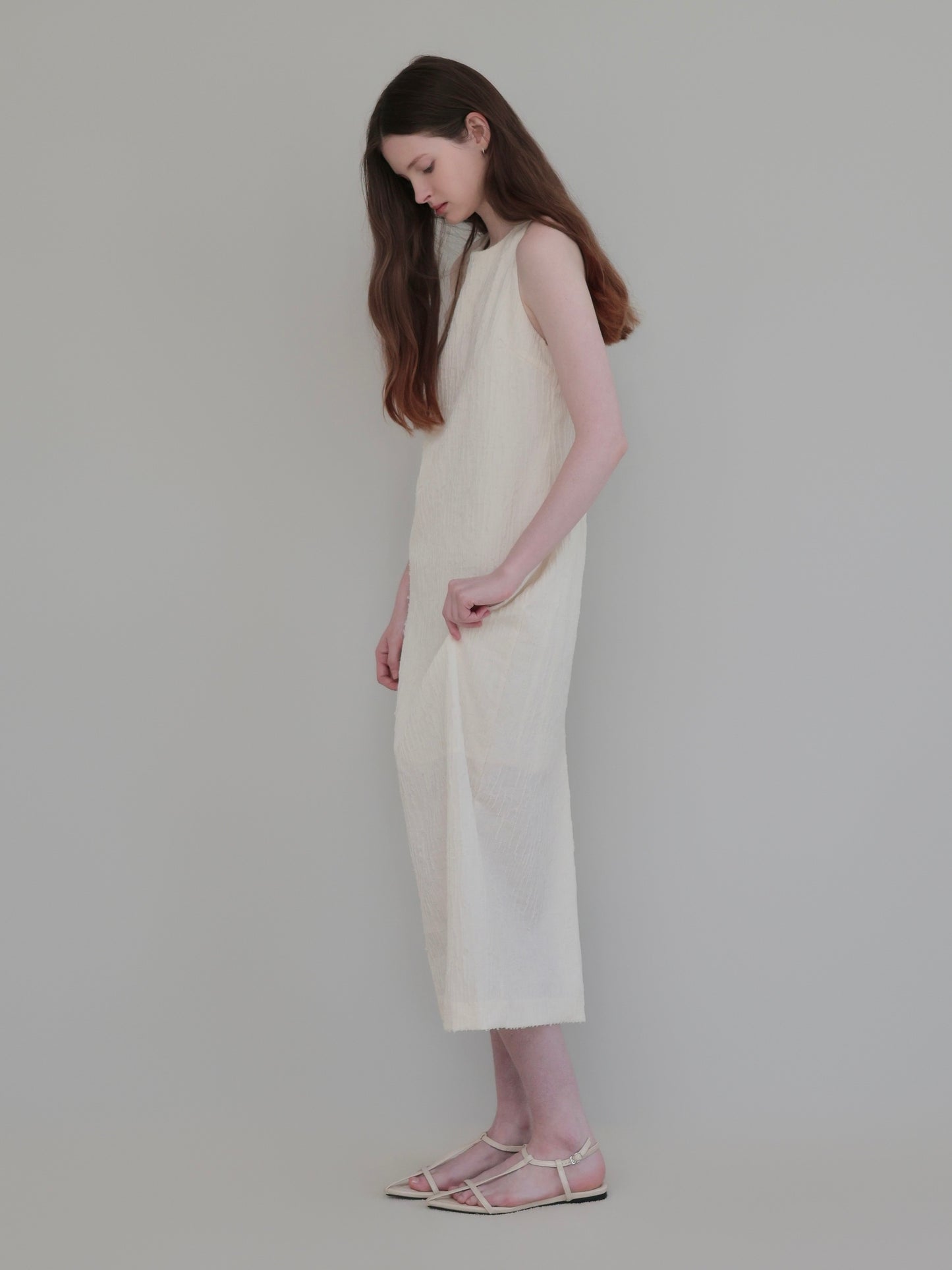 Lena | Crinkled maxi dress