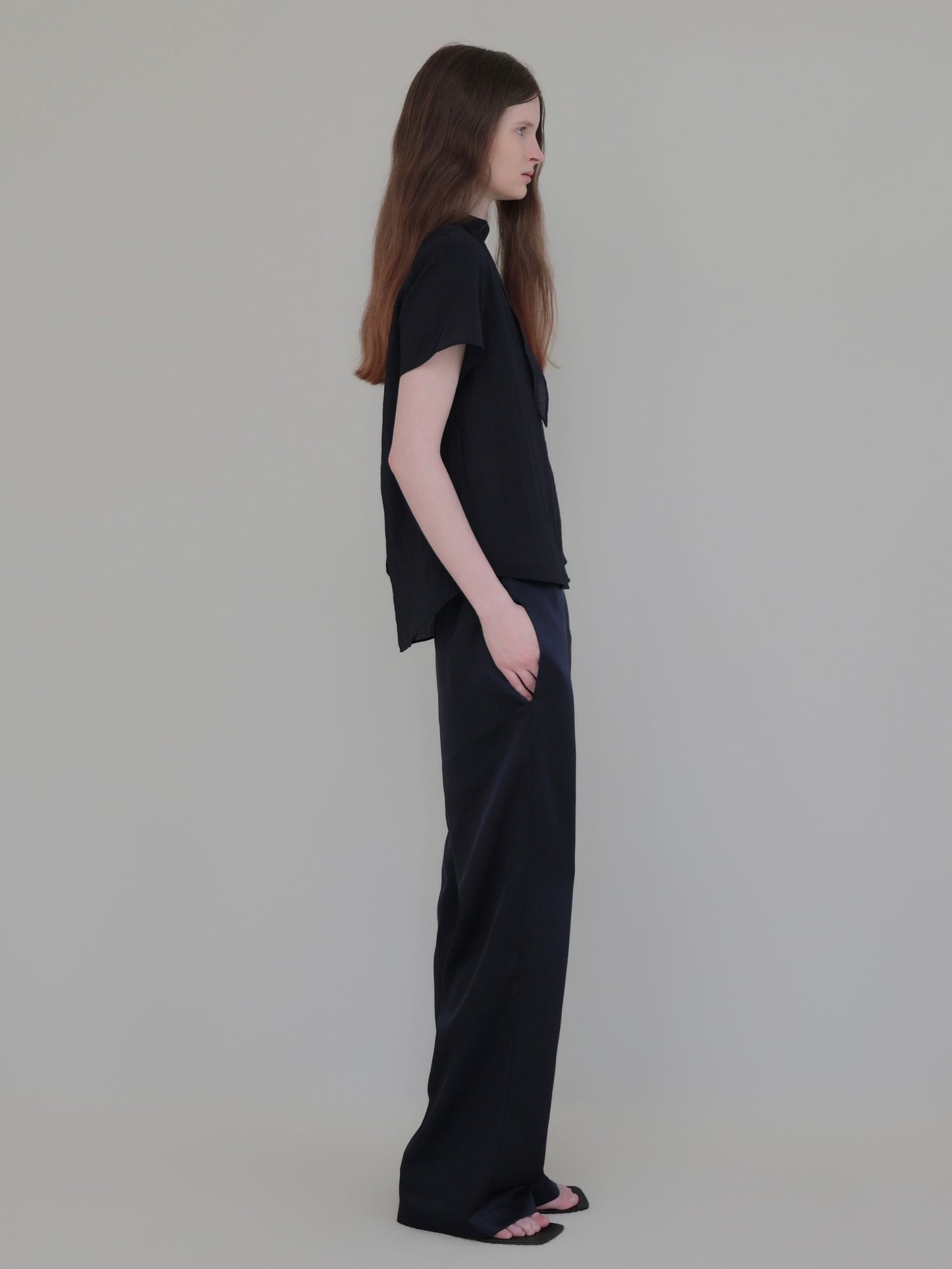 Emma | Half tie blouse