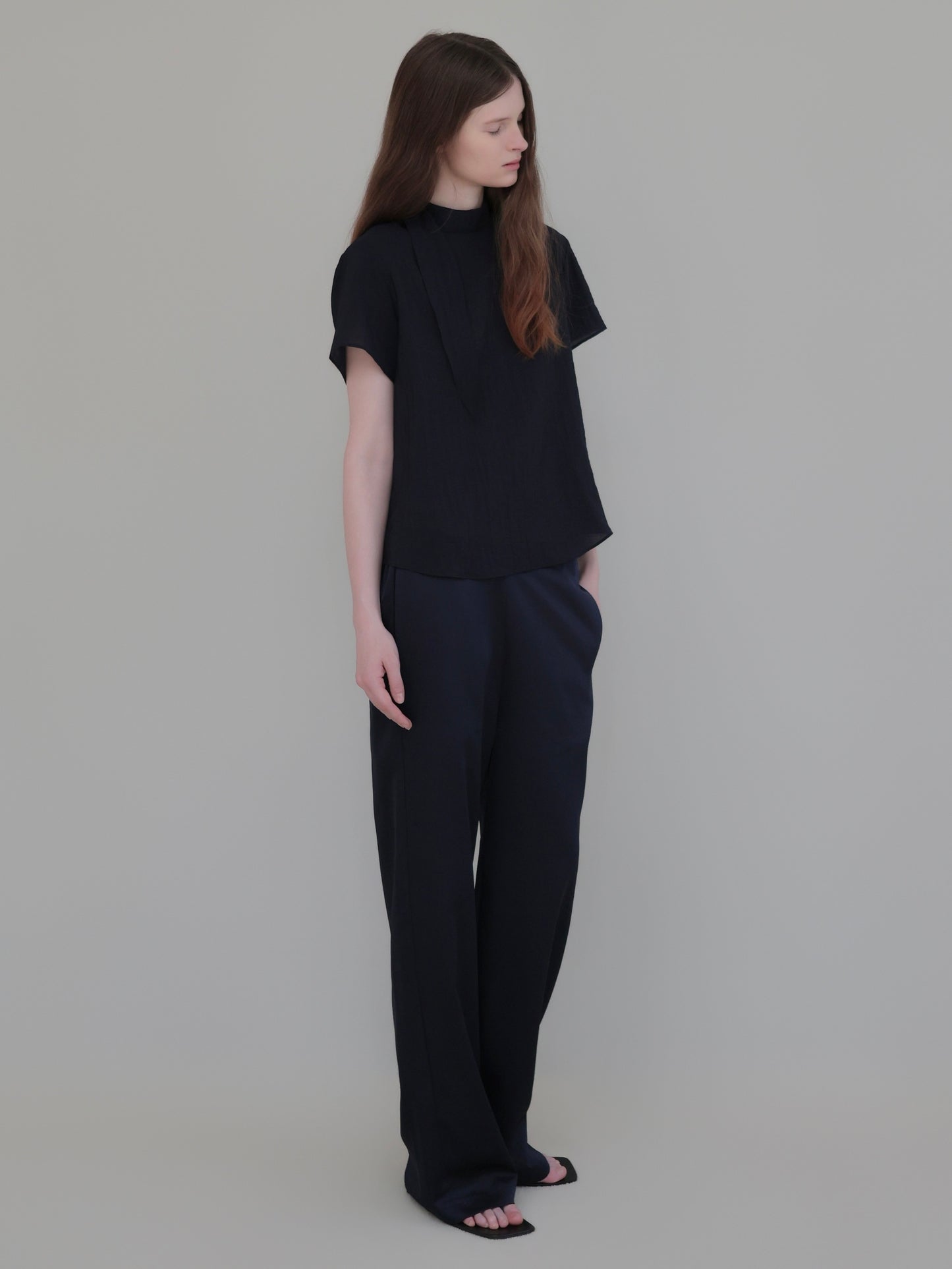 Emma | Half tie blouse