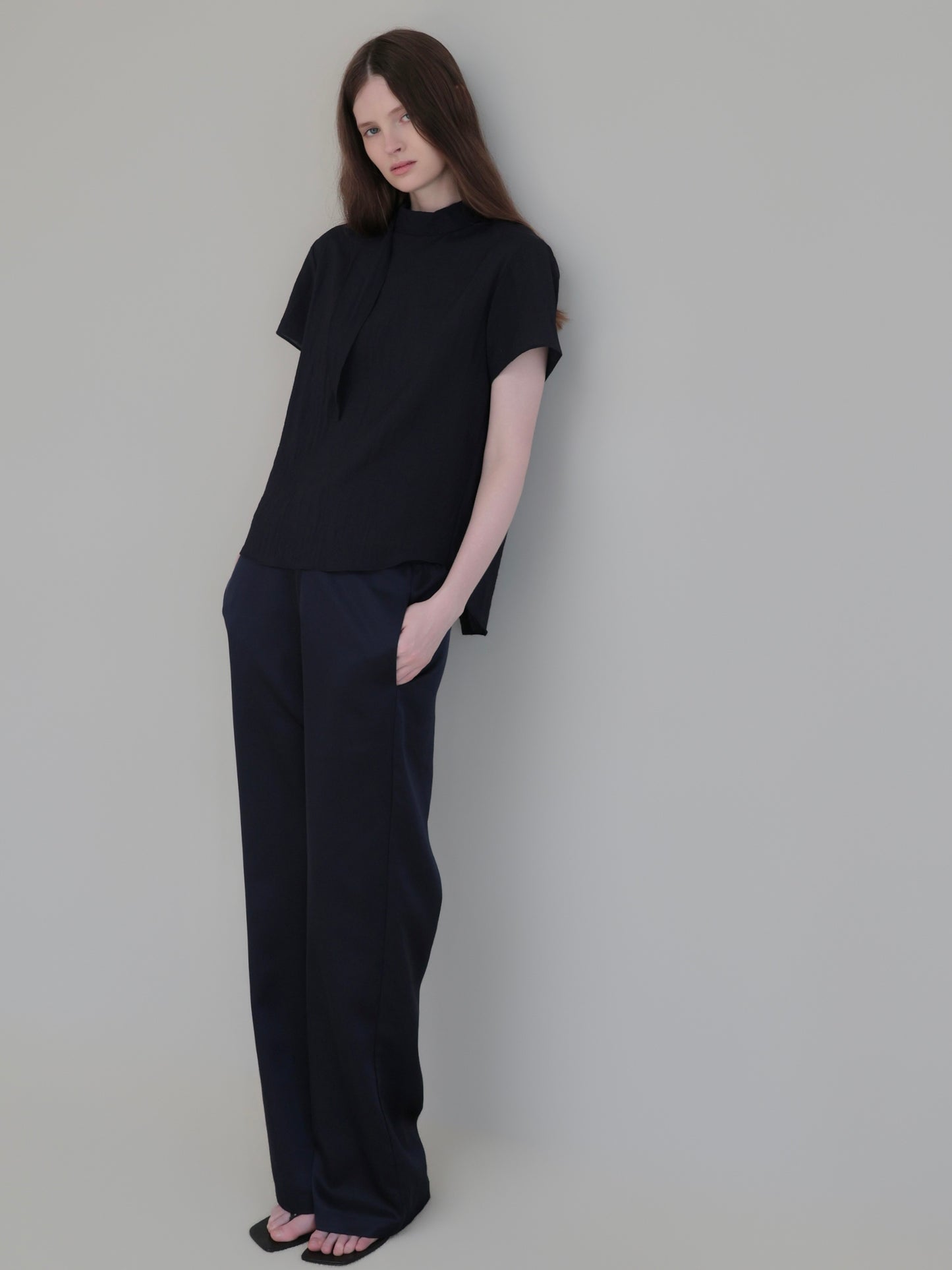Emma | Half tie blouse
