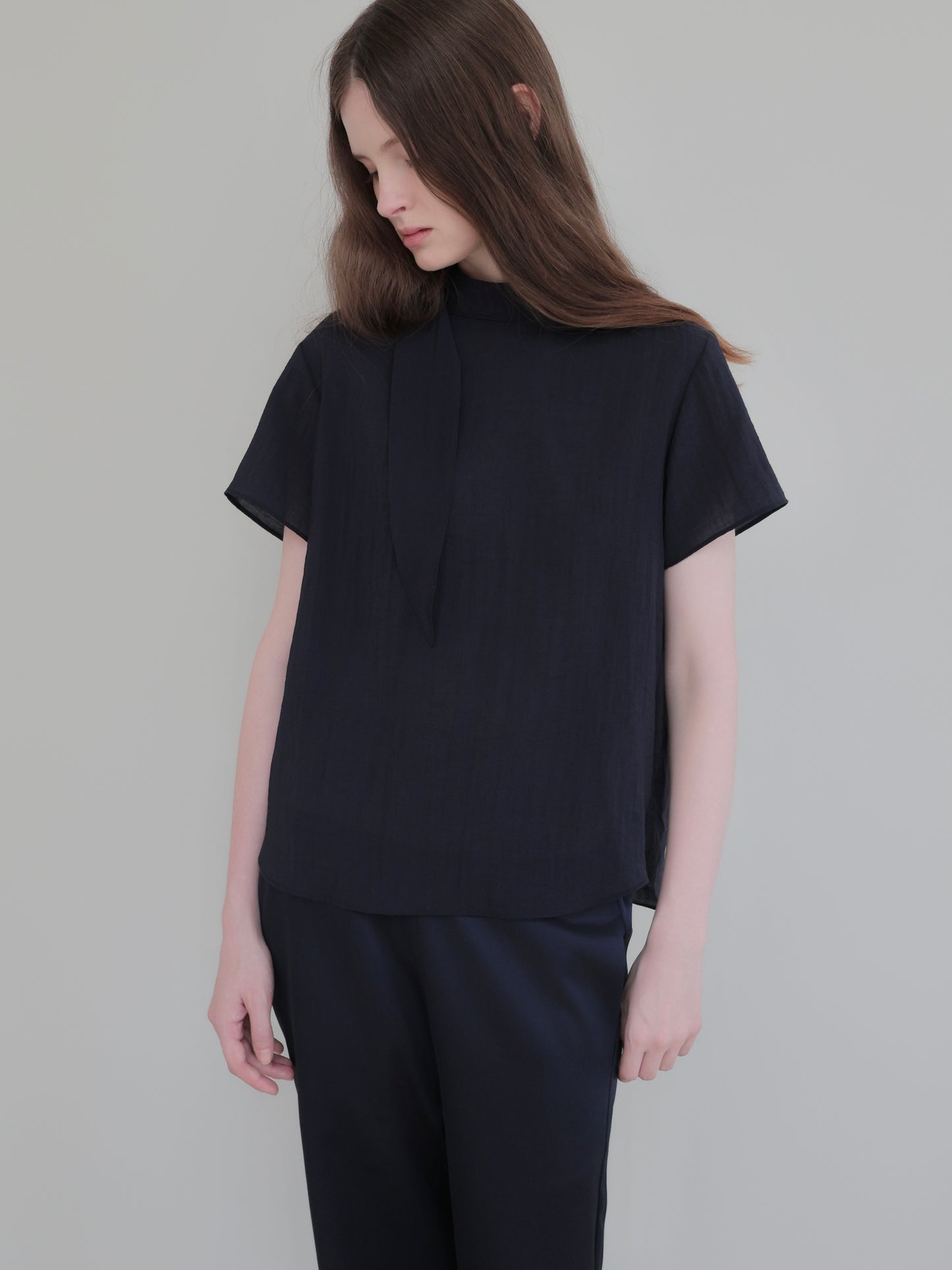 Emma | Half tie blouse