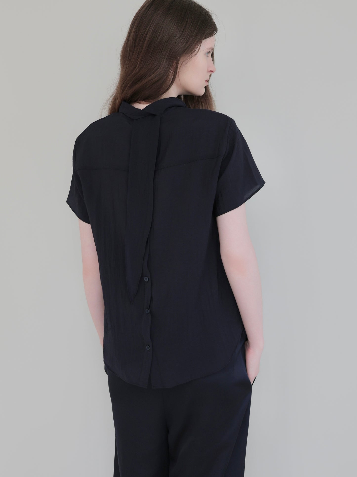 Emma | Half tie blouse