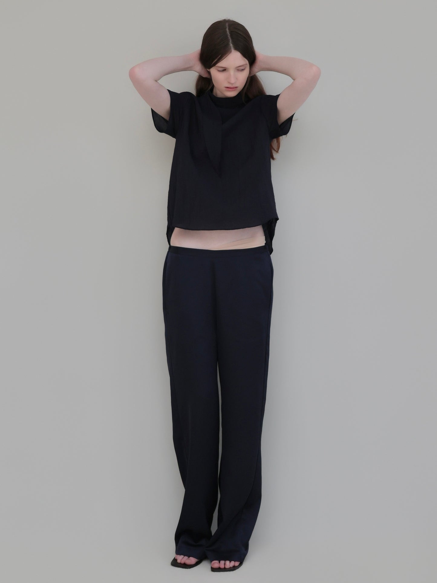Emma | Half tie blouse