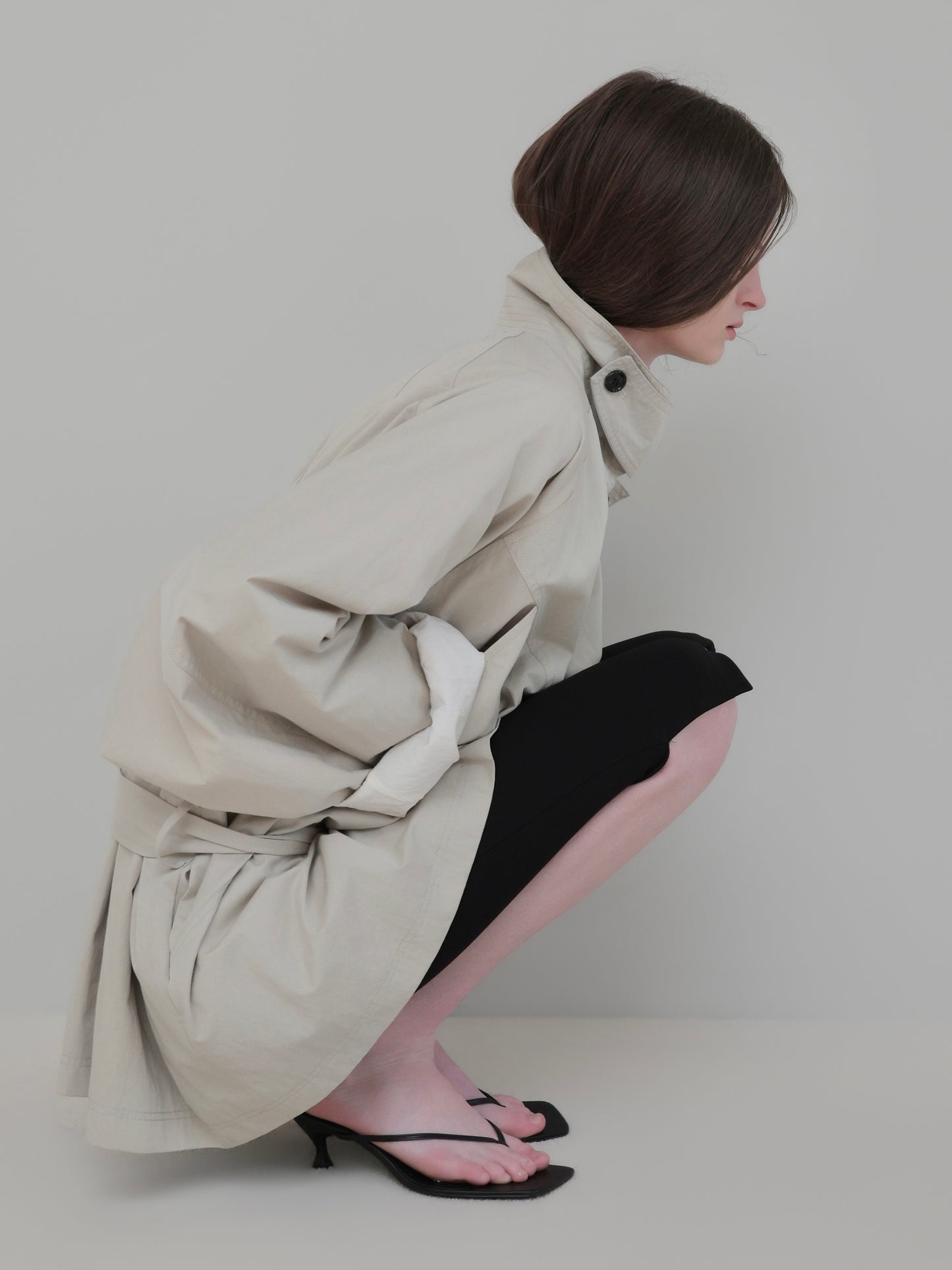 Noë | Middle trench coat
