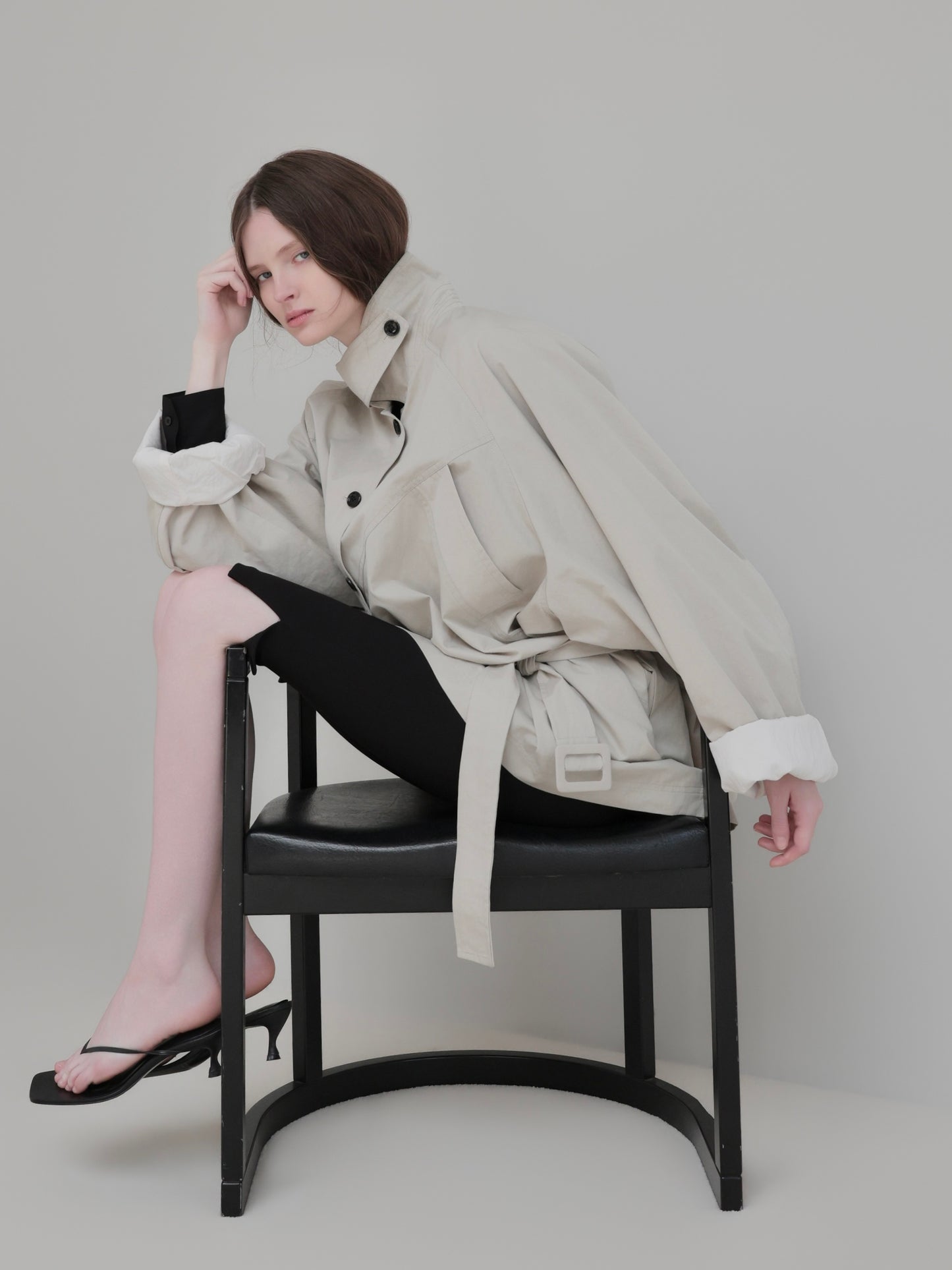 Noë | Middle trench coat