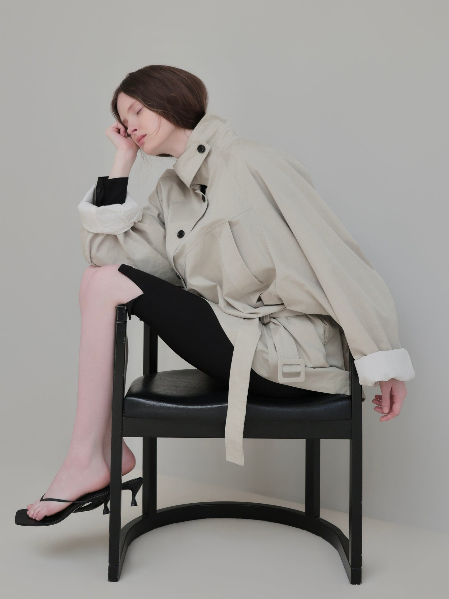 Noë | Middle trench coat