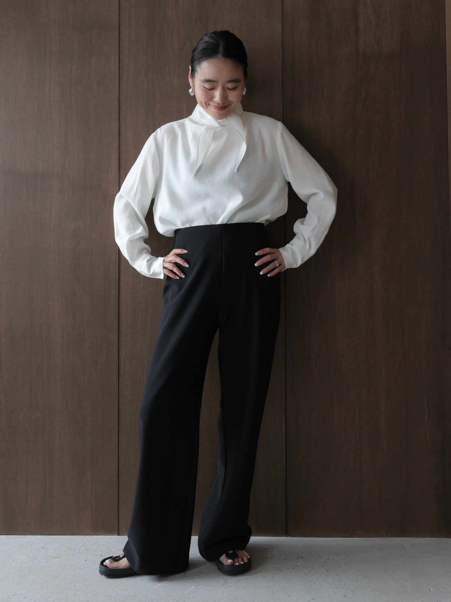 Emma | Tie blouse