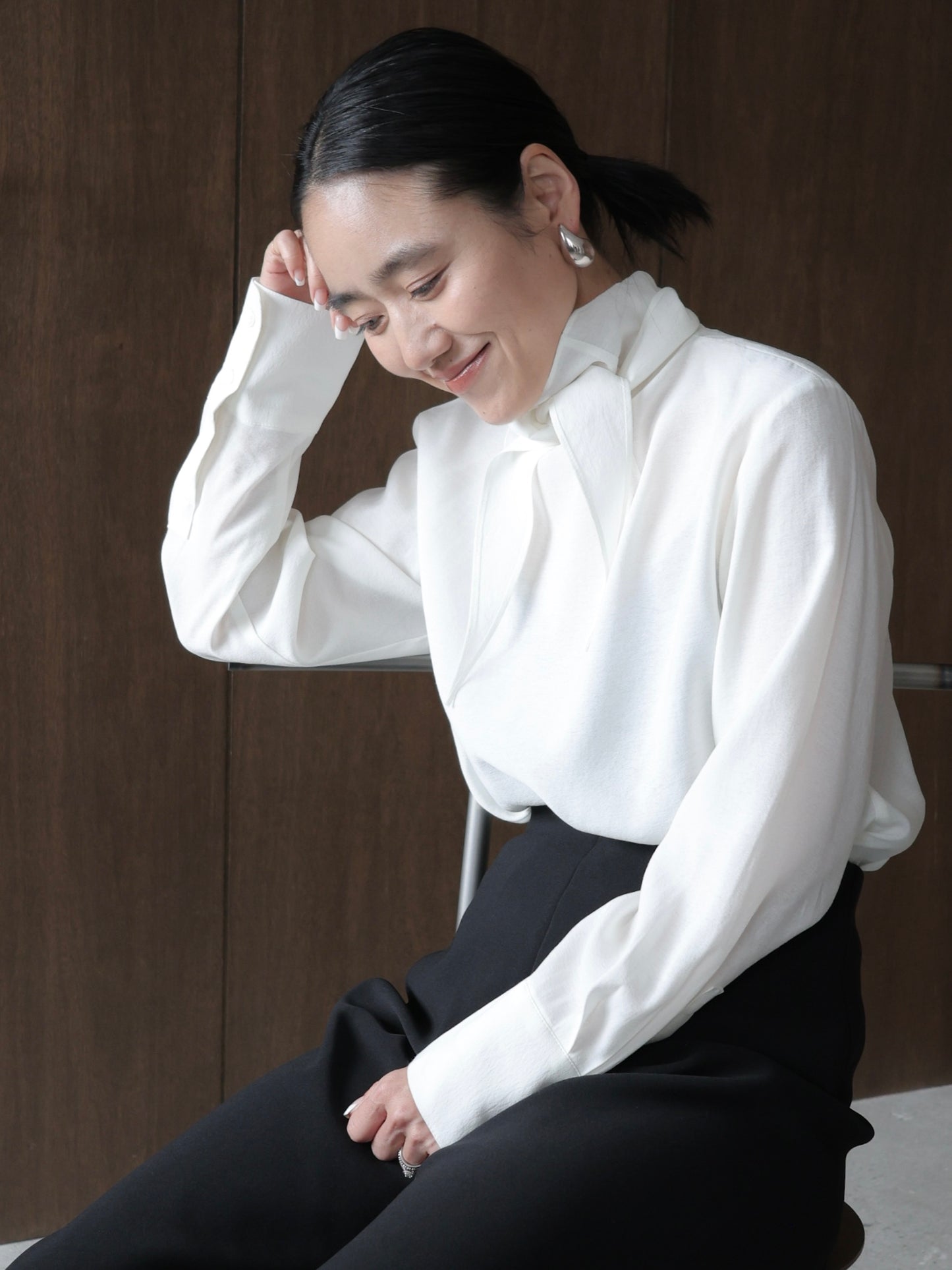 Emma | Tie blouse