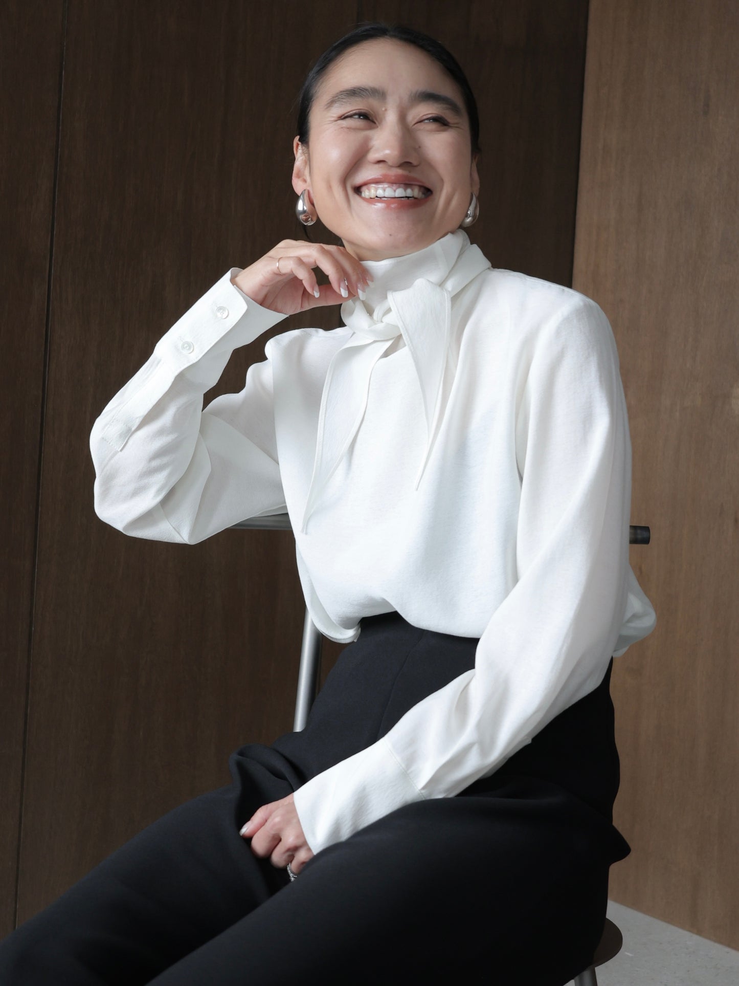 Emma | Tie blouse