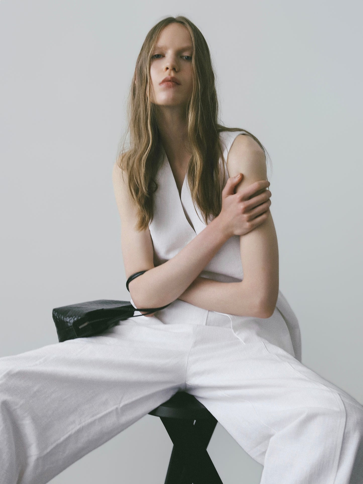 Maren | Linen tailored vest
