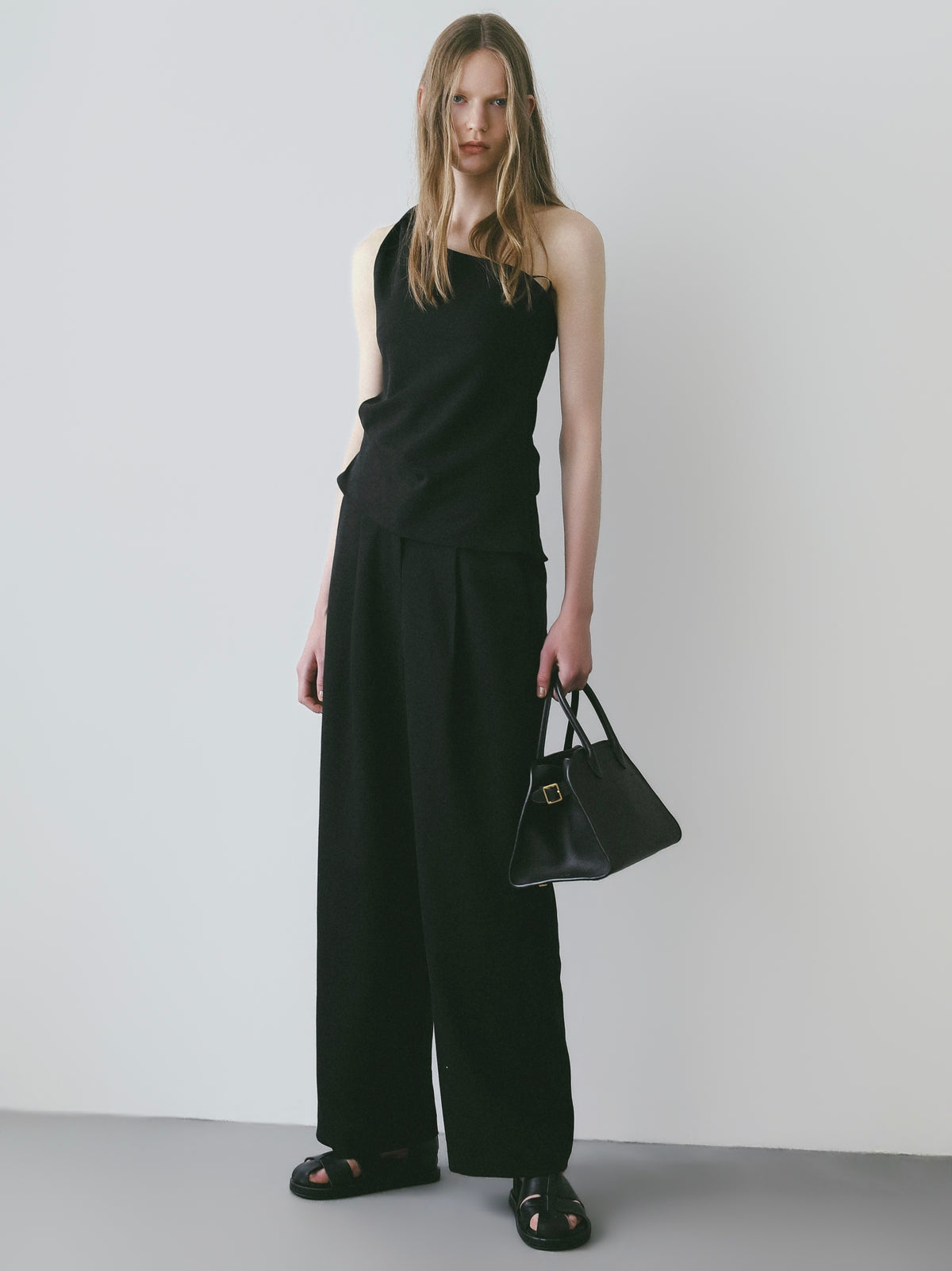 Lou | Single tuck banding pants