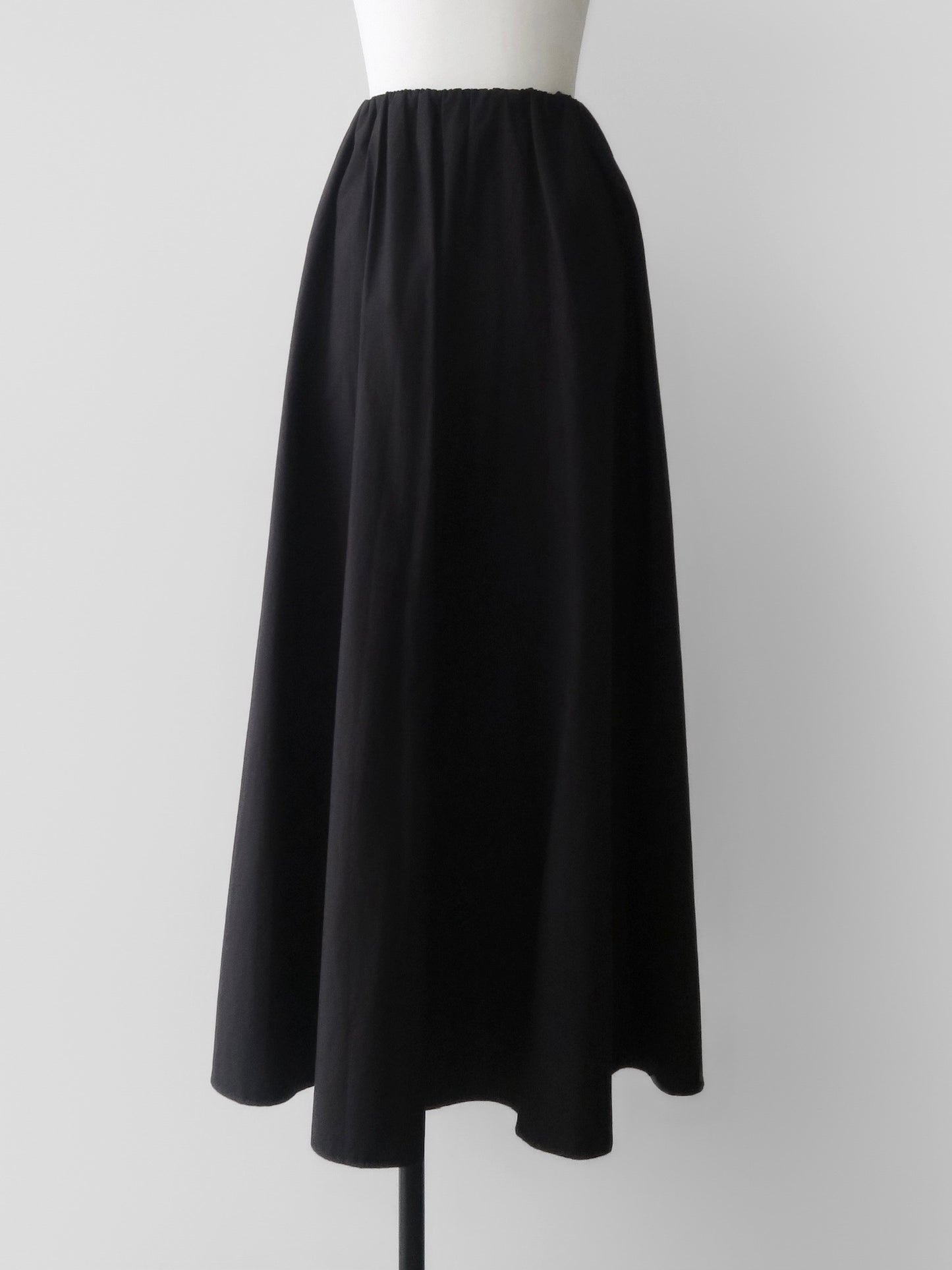 Sea | Shirring maxi skirt